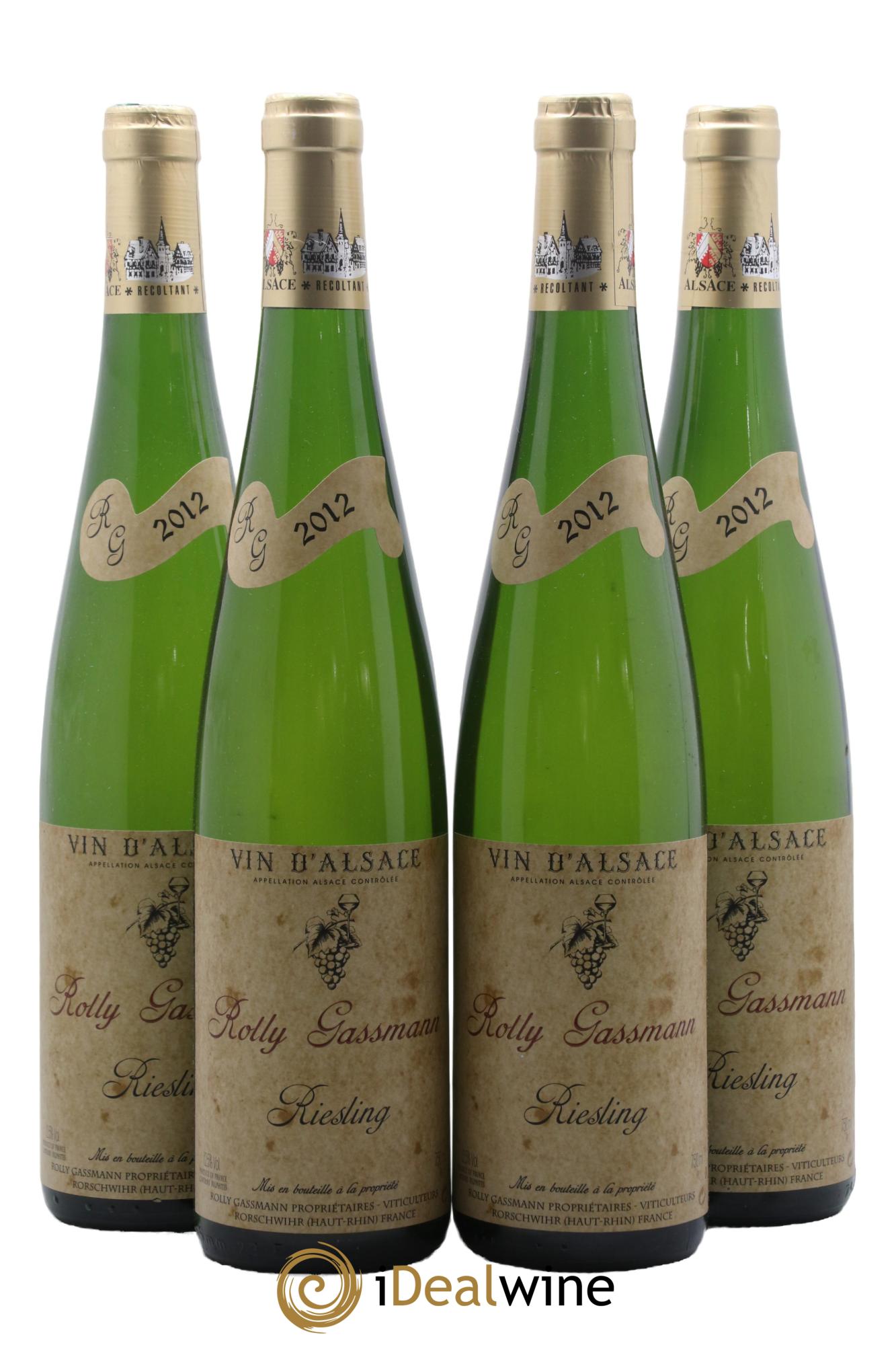 Alsace Riesling Rolly-Gassmann 2012 - Lotto di 4 bottiglie - 0