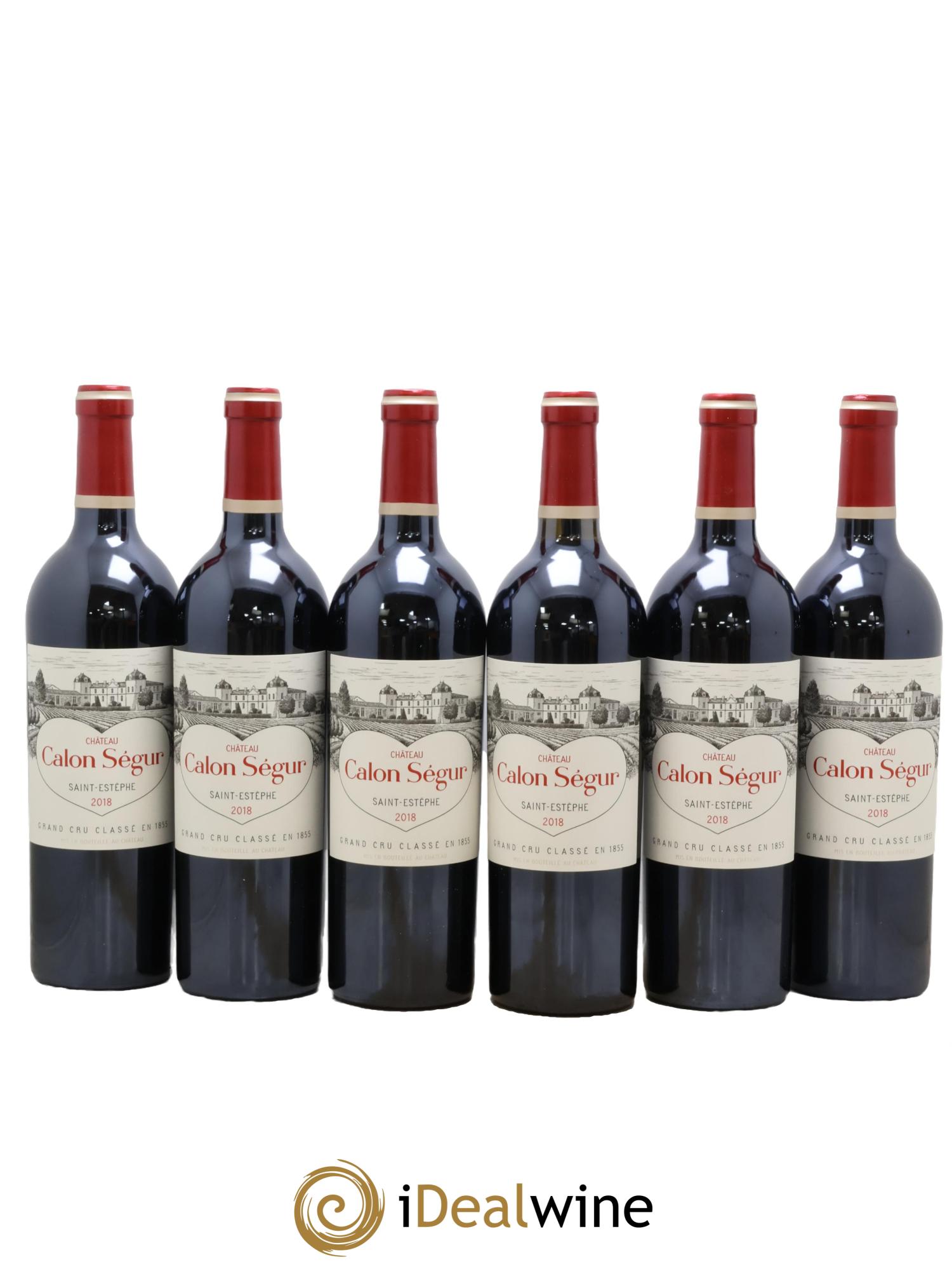 Château Calon Ségur 3ème Grand Cru Classé 2018 - Posten von 6 Flaschen - 0