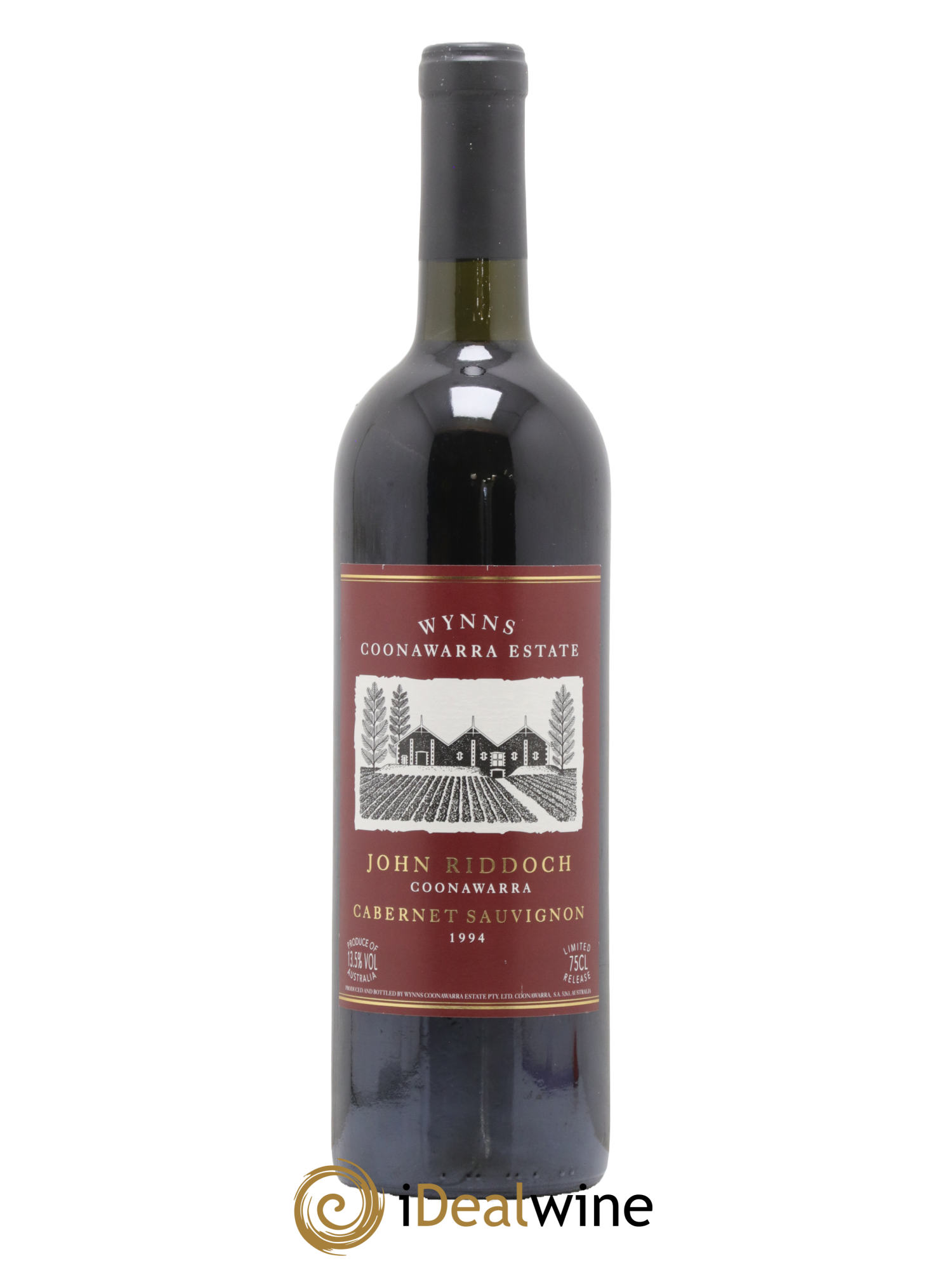Coonawarra Estate Wynns John Riddoch Cabernet Sauvignon Wynns 1994 - Lotto di 1 bottiglia - 0
