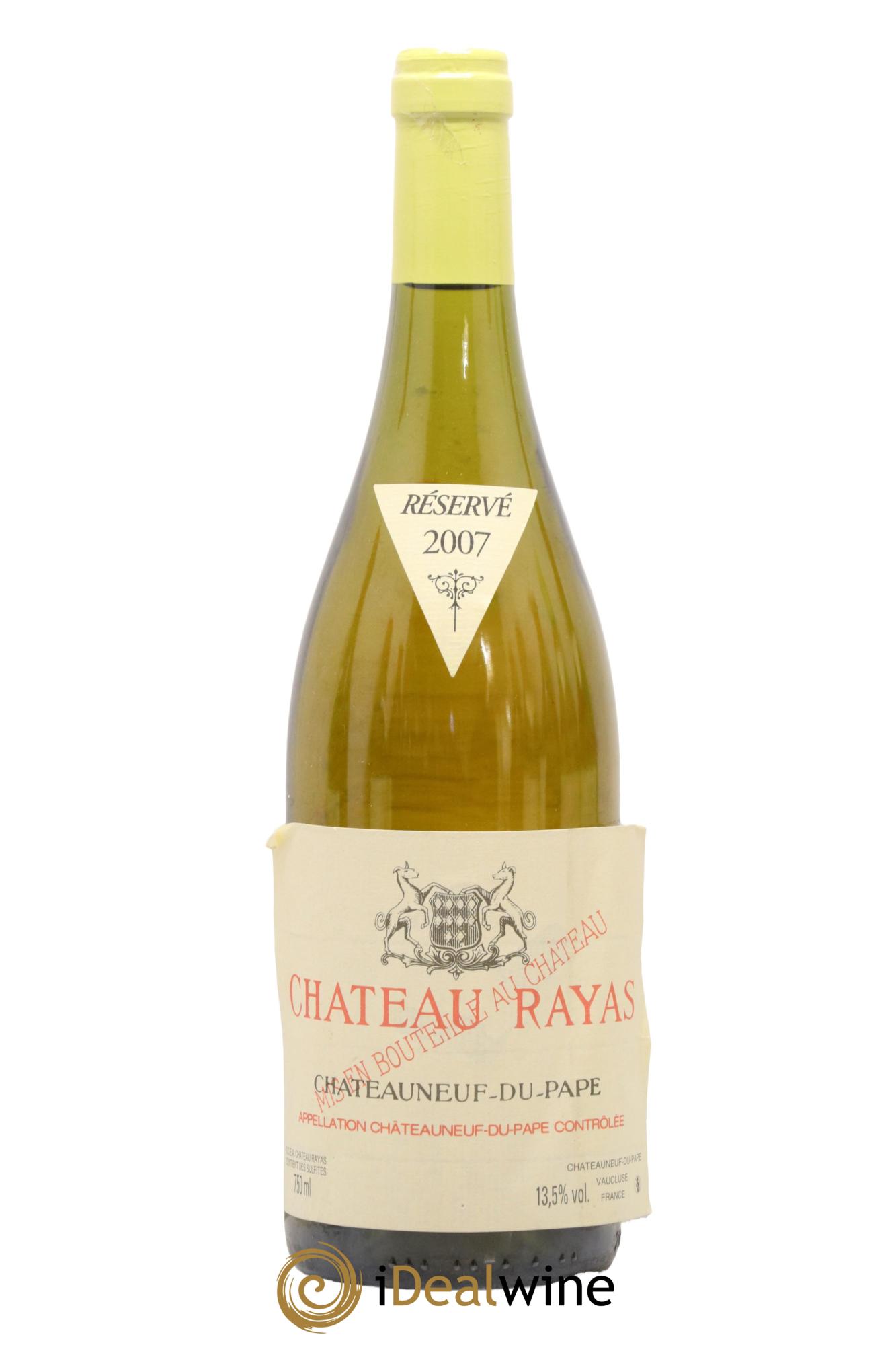 Châteauneuf-du-Pape Château Rayas Emmanuel Reynaud 2007 - Lot de 1 bouteille - 0