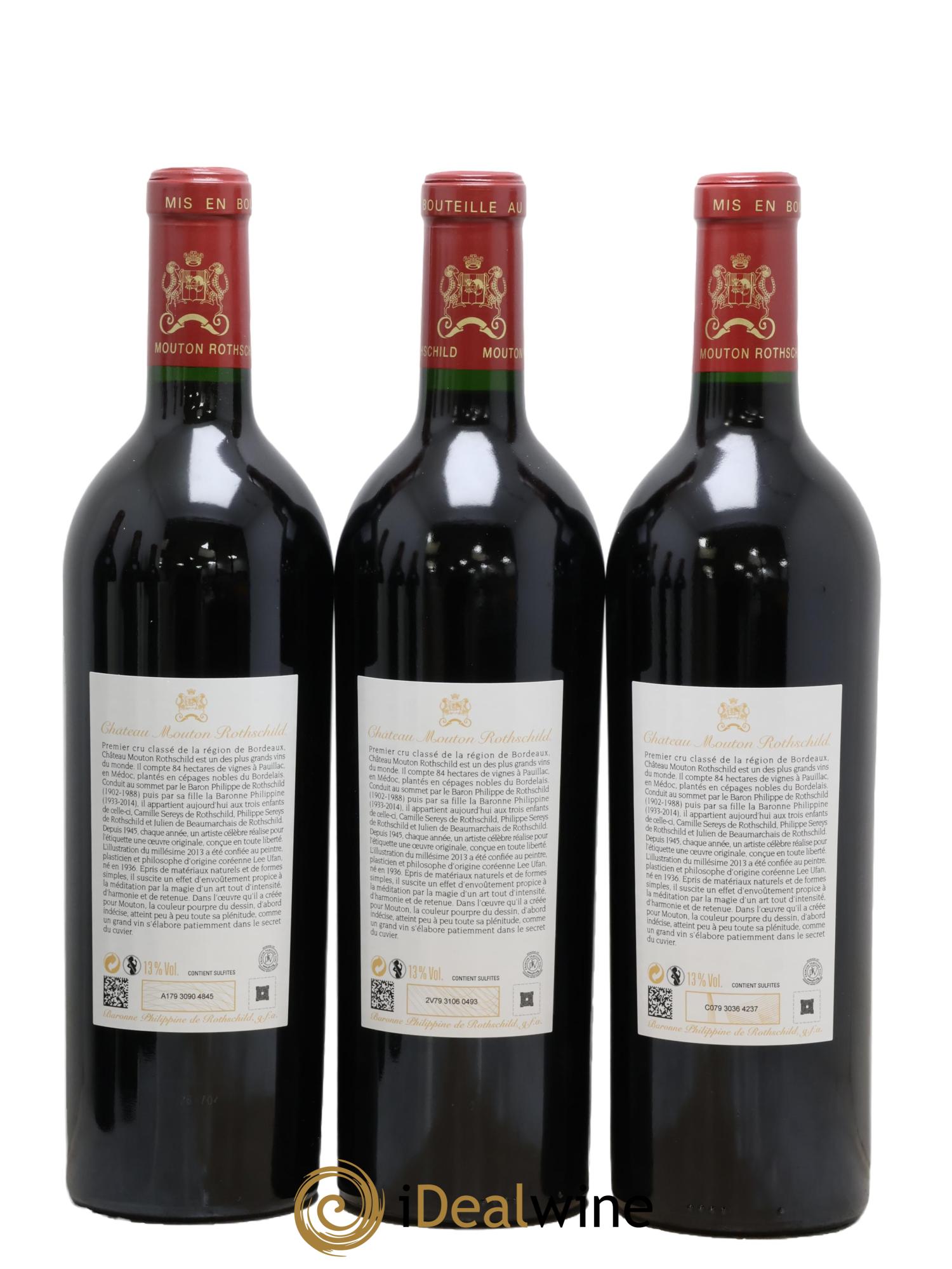 Château Mouton Rothschild 1er Grand Cru Classé 2013 - Lot of 6 bottles - 2
