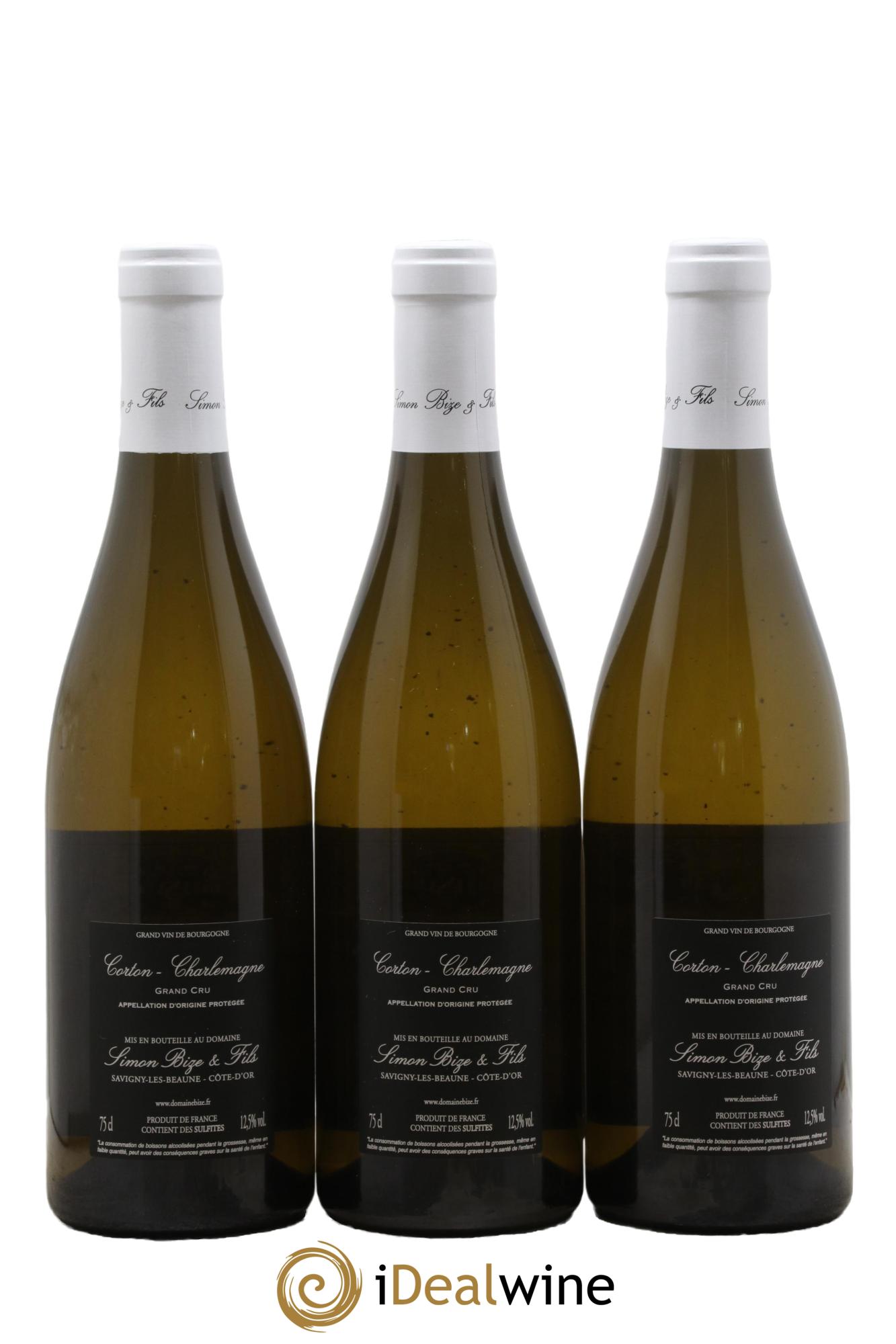 Corton-Charlemagne Grand Cru Simon Bize & Fils 2021 - Posten von 3 Flaschen - 1