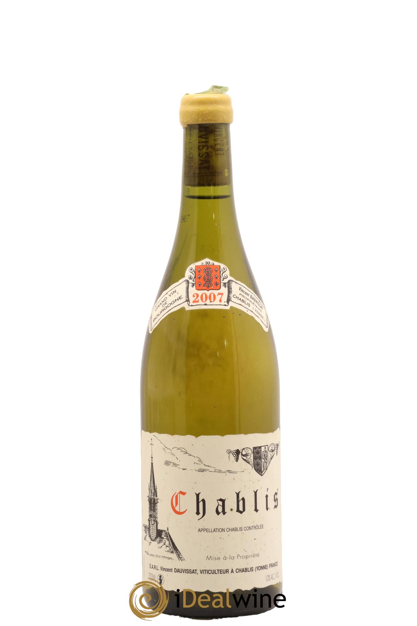 Chablis Vincent Dauvissat (Domaine) 2007 - Lot of 1 bottle - 0