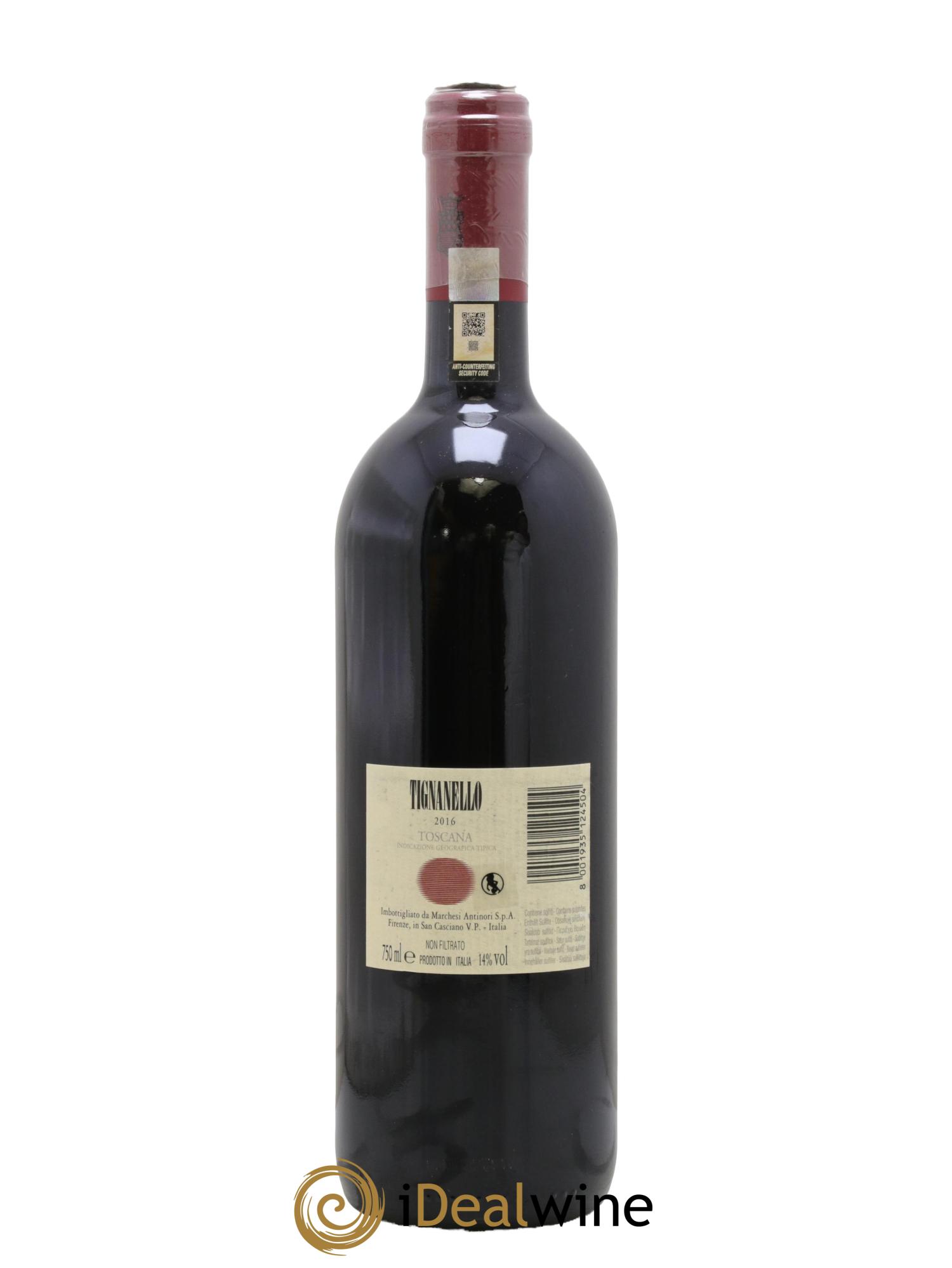 Toscana IGT Tignanello Tenuta Tignanello - Marchesi Antinori 2016 - Lot of 1 bottle - 1