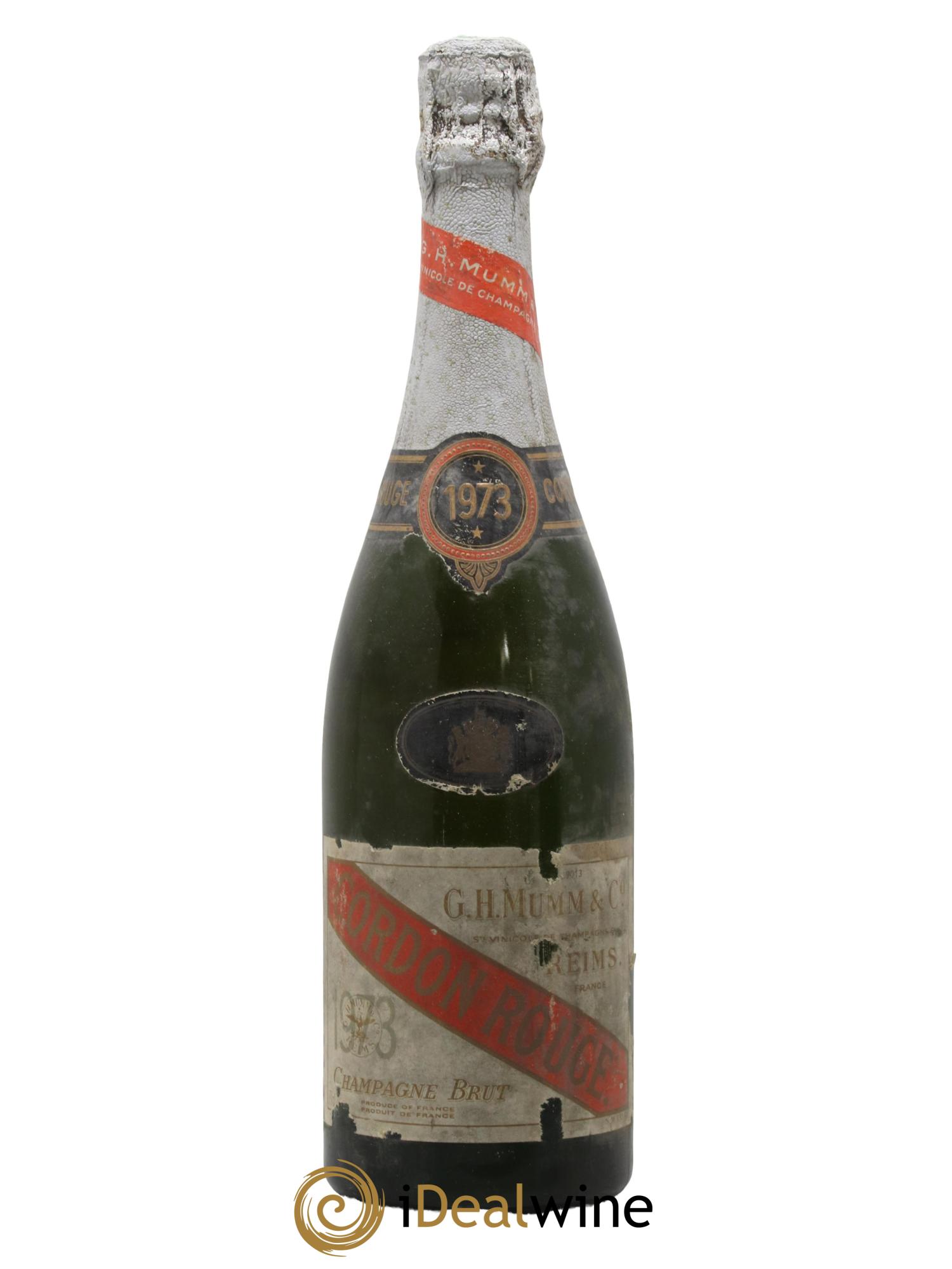 Cordon Rouge Mumm 1973 - Posten von 1 Flasche - 0