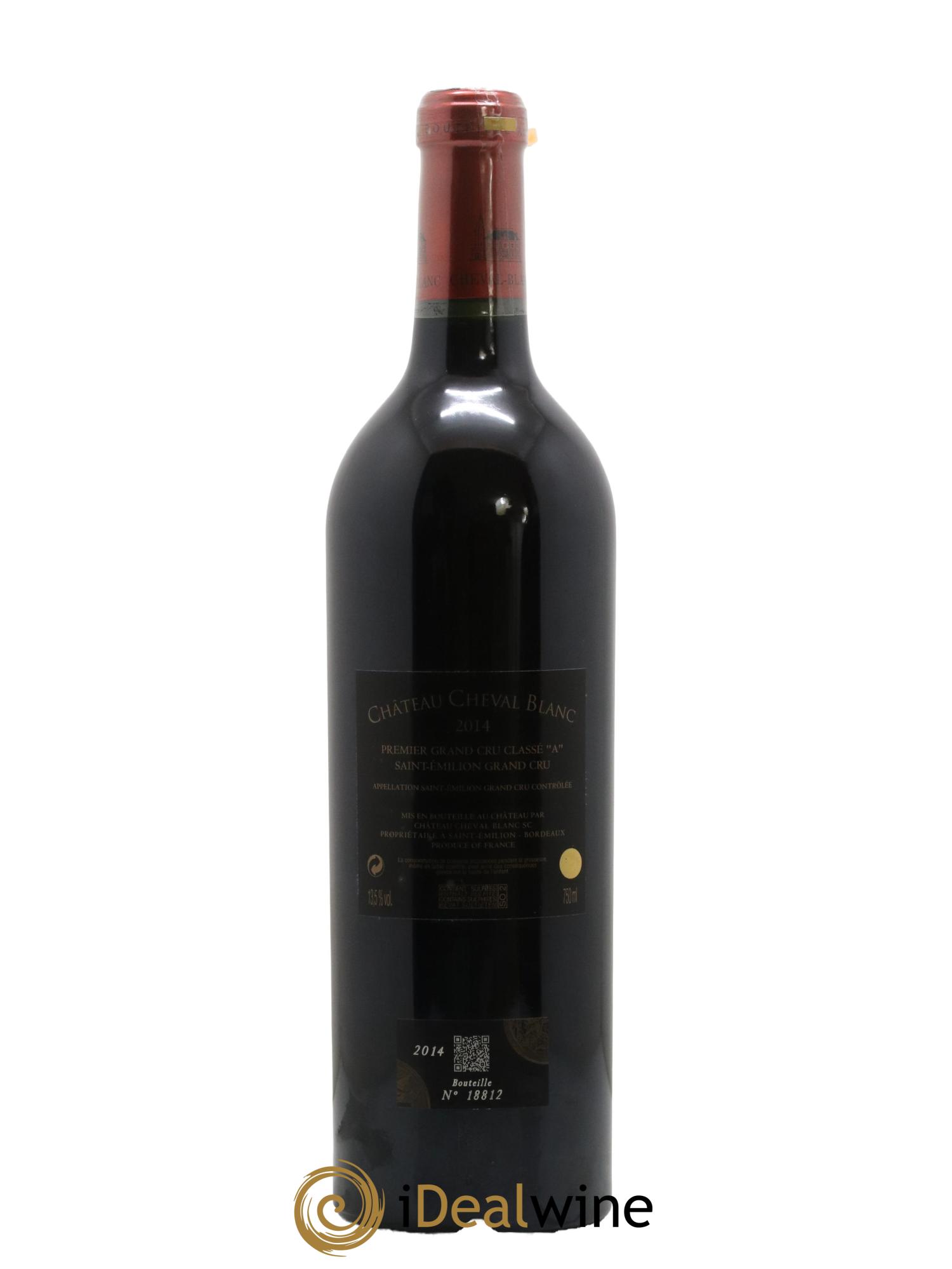 Château Cheval Blanc 1er Grand Cru Classé A 2014 - Lot de 1 bouteille - 1