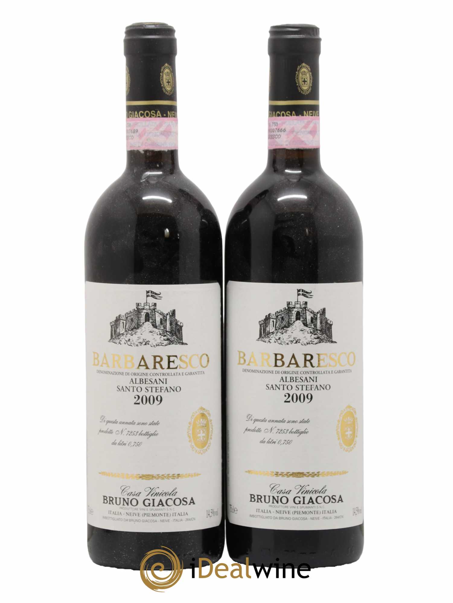 Barbaresco DOCG Vigna Santo Stefano Albesani di Neive Bruno Giacosa 2009 - Lot de 2 bouteilles - 0