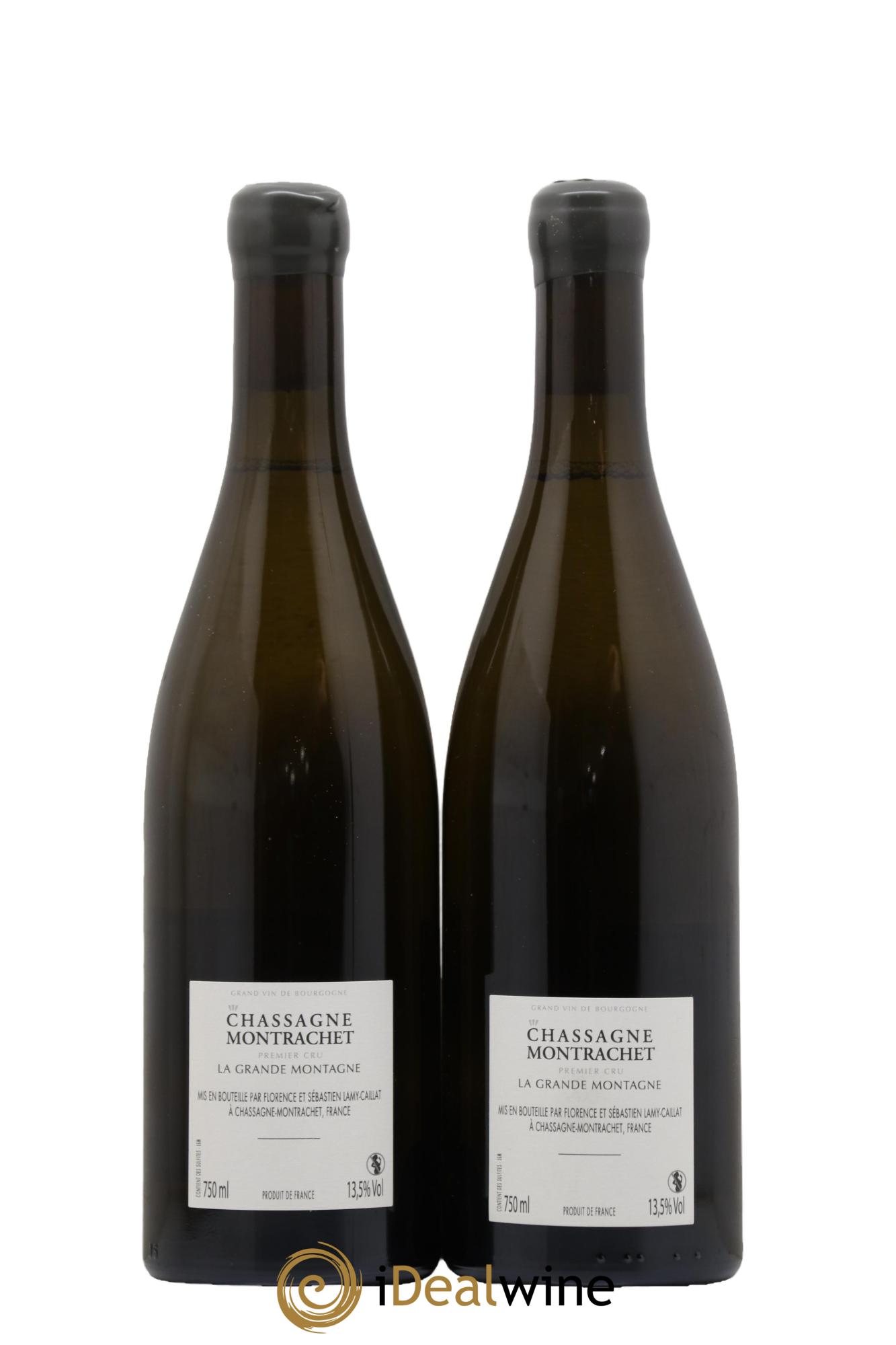 Chassagne-Montrachet 1er Cru La Grande Montagne Lamy-Caillat (Domaine) 2018 - Lot de 2 bouteilles - 1