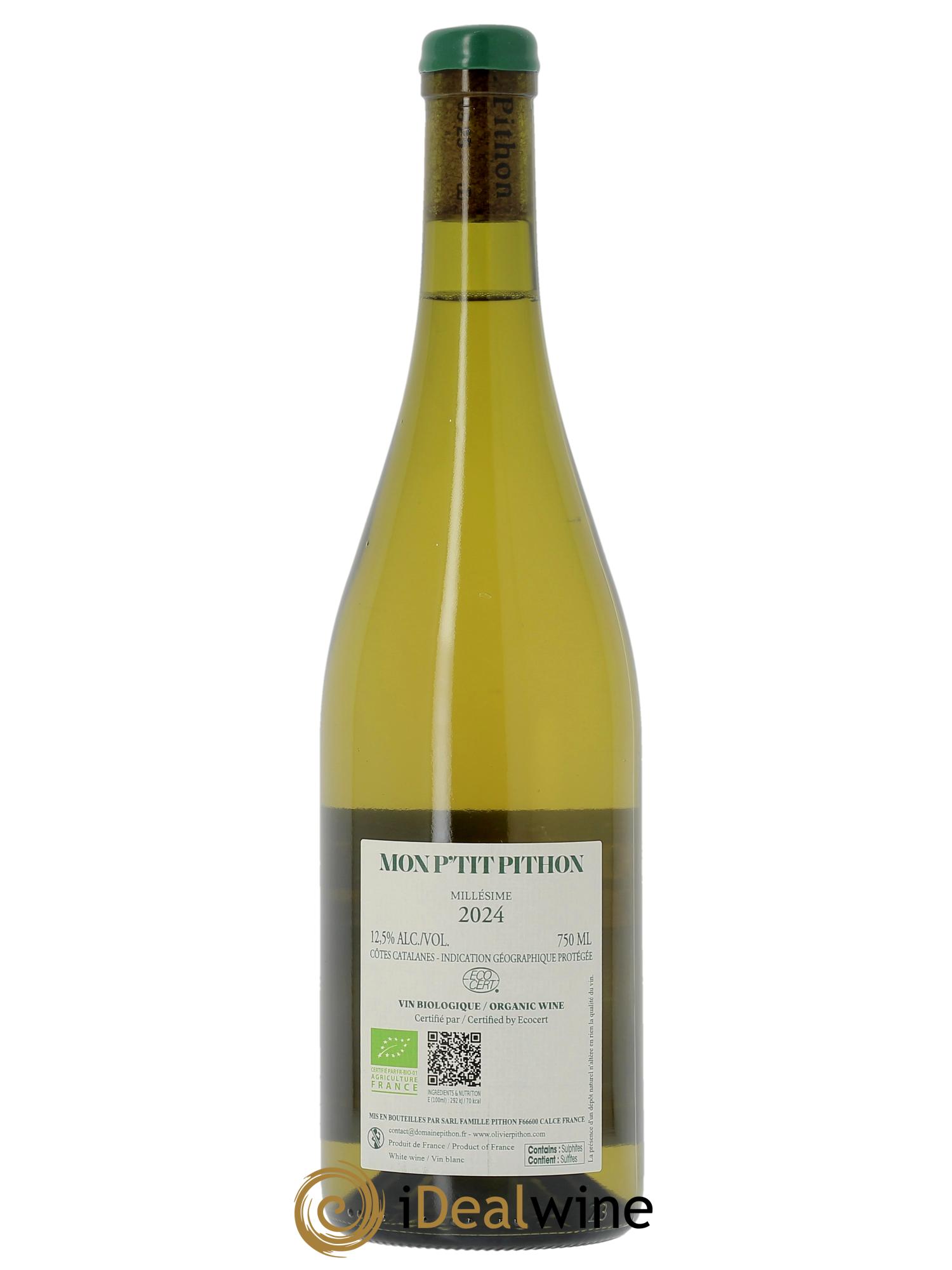 IGP Côtes Catalanes Olivier Pithon Mon P'tit Pithon  2024 - Lot de 1 bouteille - 1