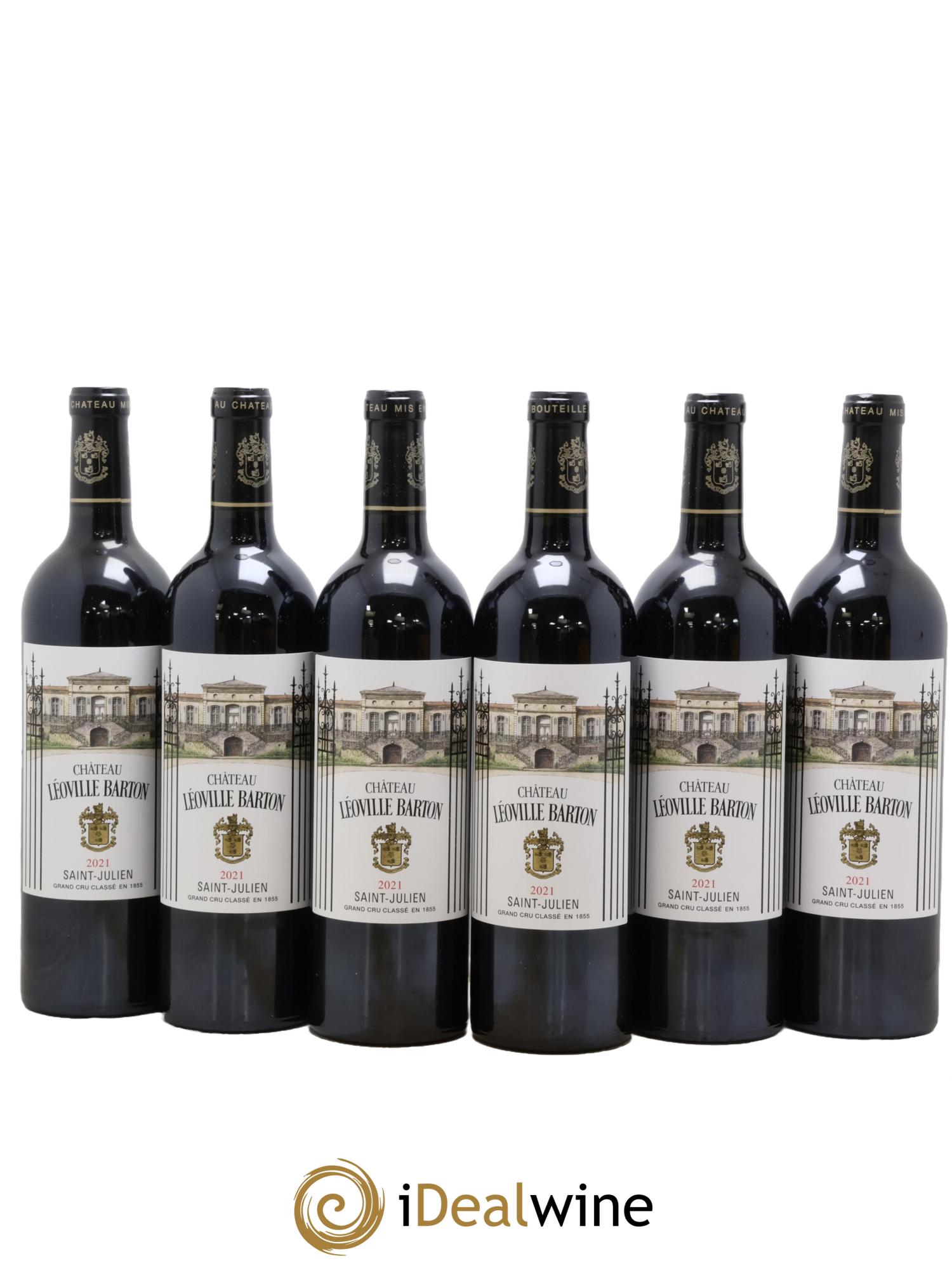 Château Léoville Barton 2ème Grand Cru Classé 2021 - Lot de 6 bouteilles - 0