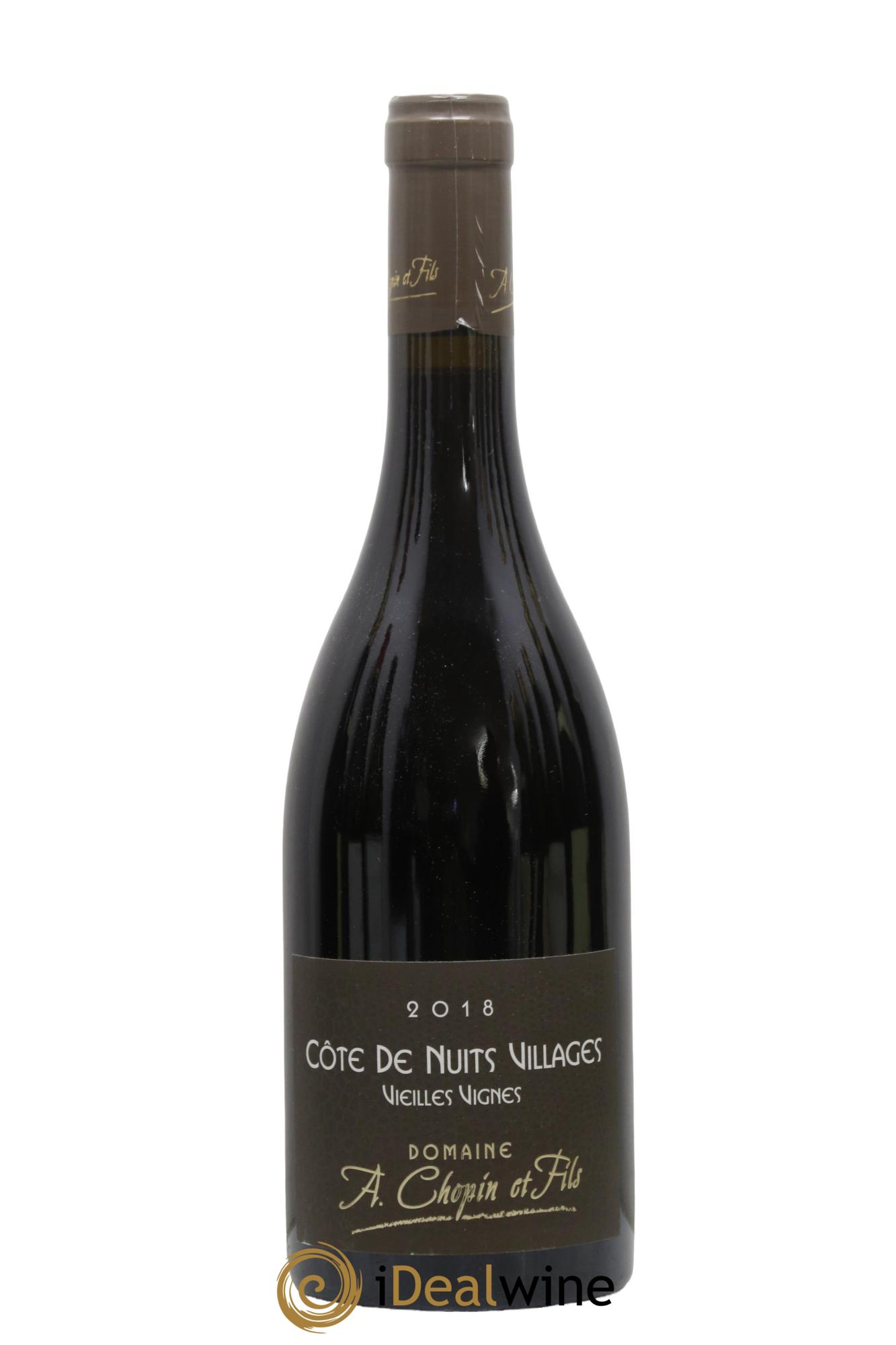 Côte de Nuits-Villages Vieilles Vignes Chopin et Fils 2018 - Posten von 1 Flasche - 0