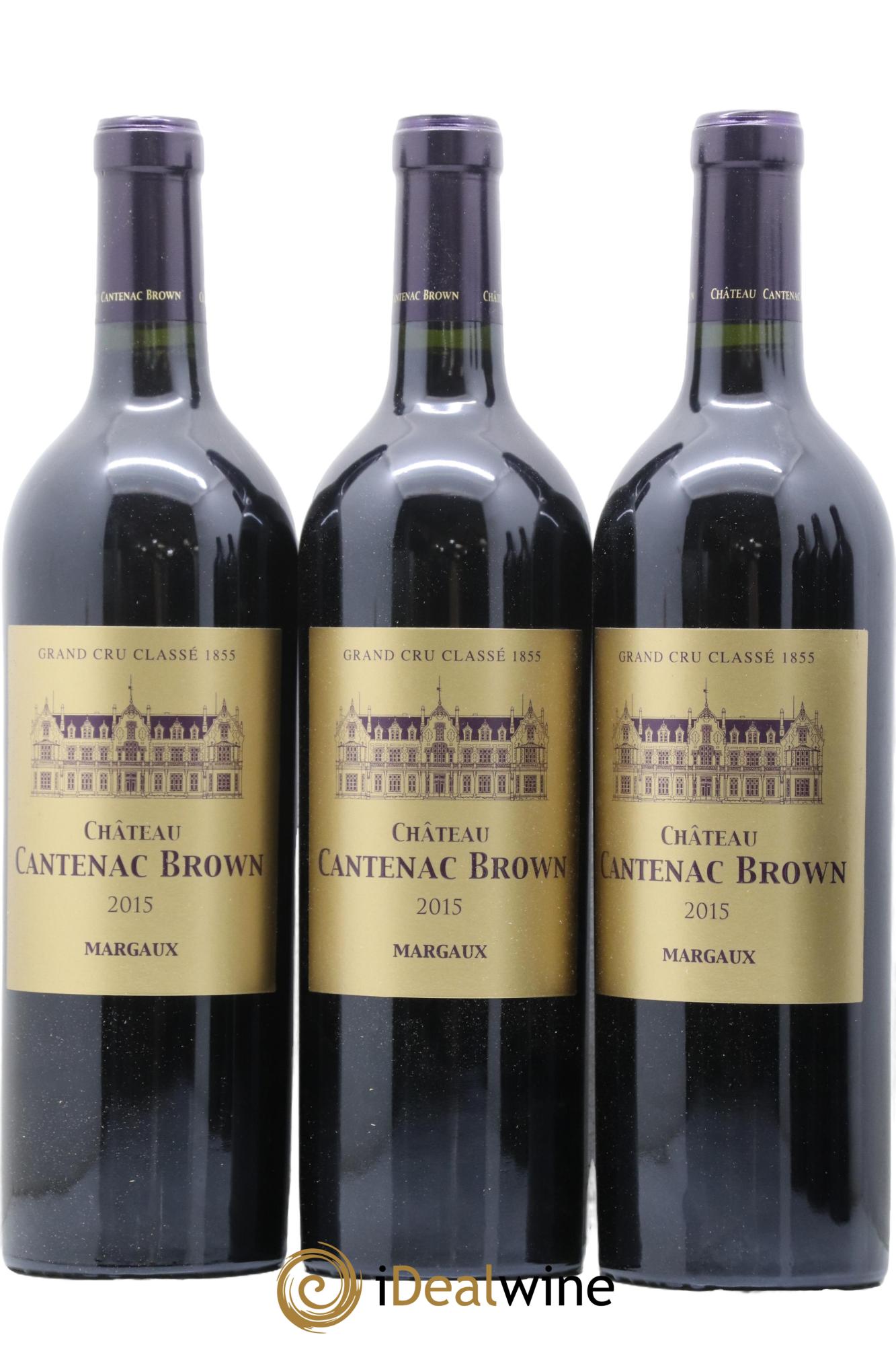 Château Cantenac Brown 3ème Grand Cru Classé 2015 - Lot de 12 bouteilles - 3