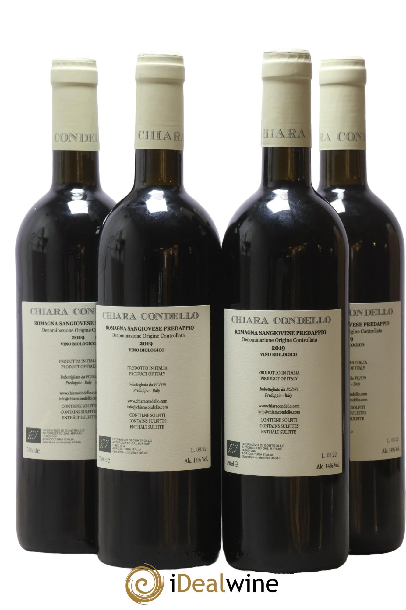 Sangiovese di Romagna Predappio DOC Chiara Condello 2019 - Lot of 4 bottles - 1