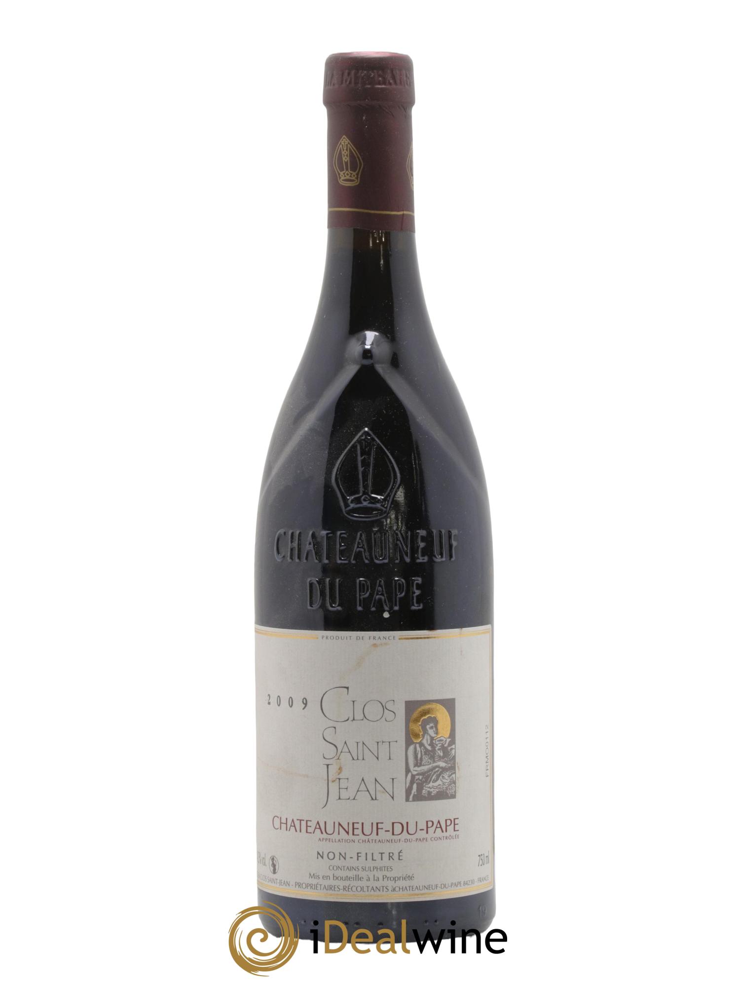 Châteauneuf-du-Pape Clos Saint-Jean Pascal et Vincent Maurel 2009 - Lot de 1 bouteille - 0