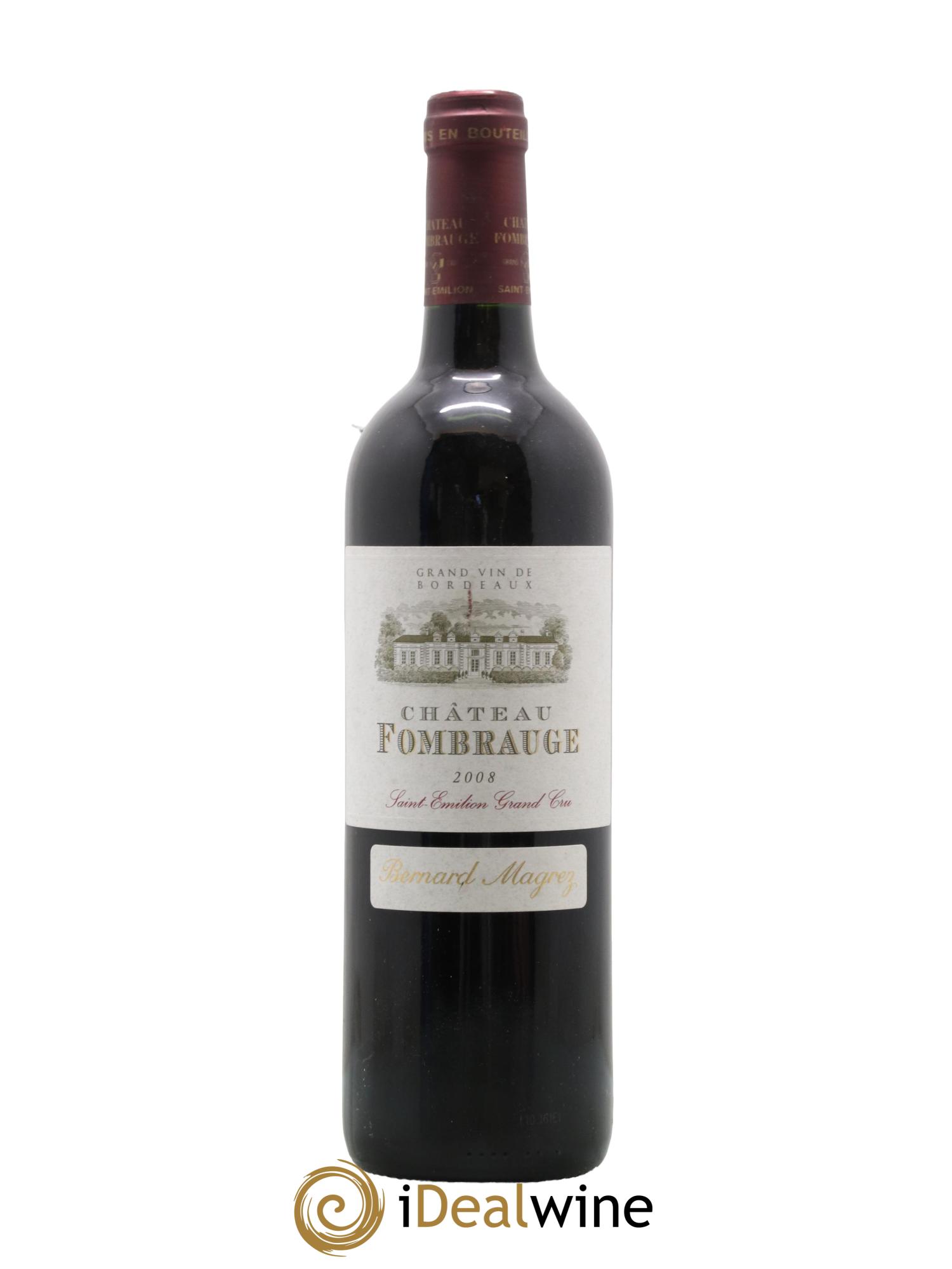 Château Fombrauge Grand Cru Classé 2008 - Lot de 1 bouteille - 0