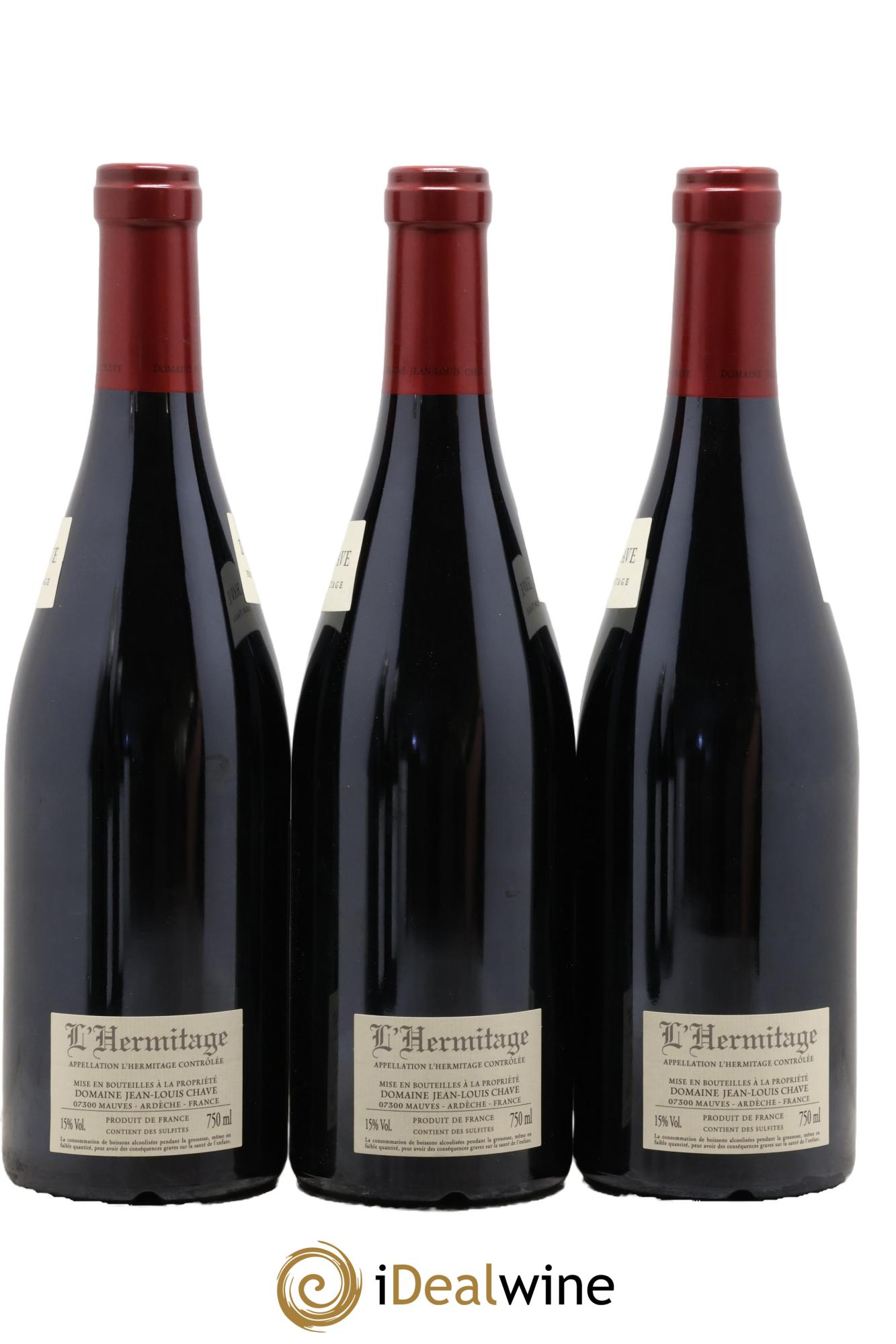Hermitage Jean-Louis Chave 2017 - Lotto di 3 bottiglie - 1