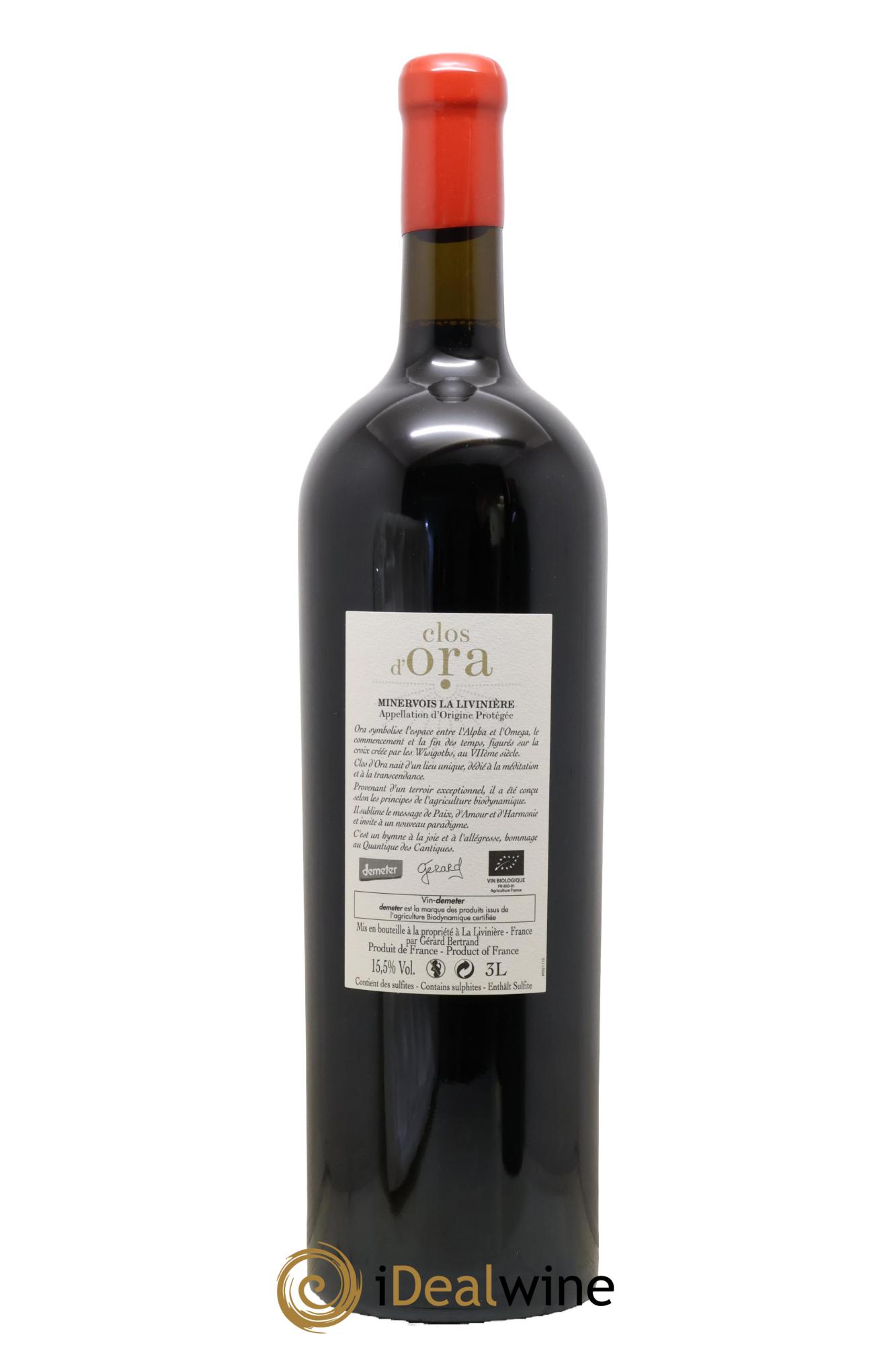 Minervois La Livinière Clos d'Ora Gérard Bertrand 2018 - Posten von 1 Doppel-Magnum - 1