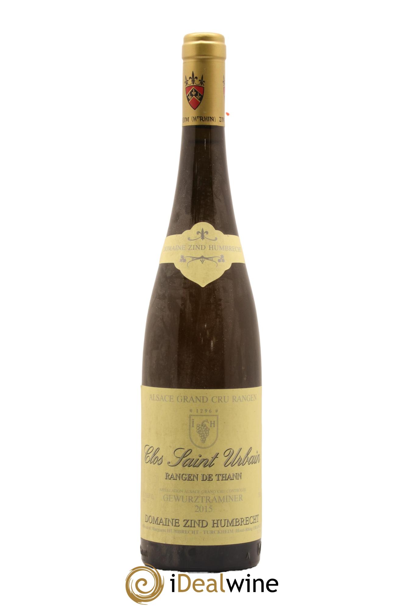 Alsace Gewurztraminer Grand Cru Rangen de Thann Clos Saint Urbain Zind-Humbrecht (Domaine) 2015 - Lot of 1 bottle - 0