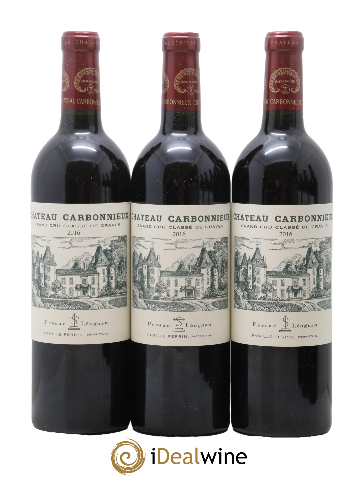 Château Carbonnieux Cru Classé de Graves 2016 - Lot de 12 bouteilles - 2