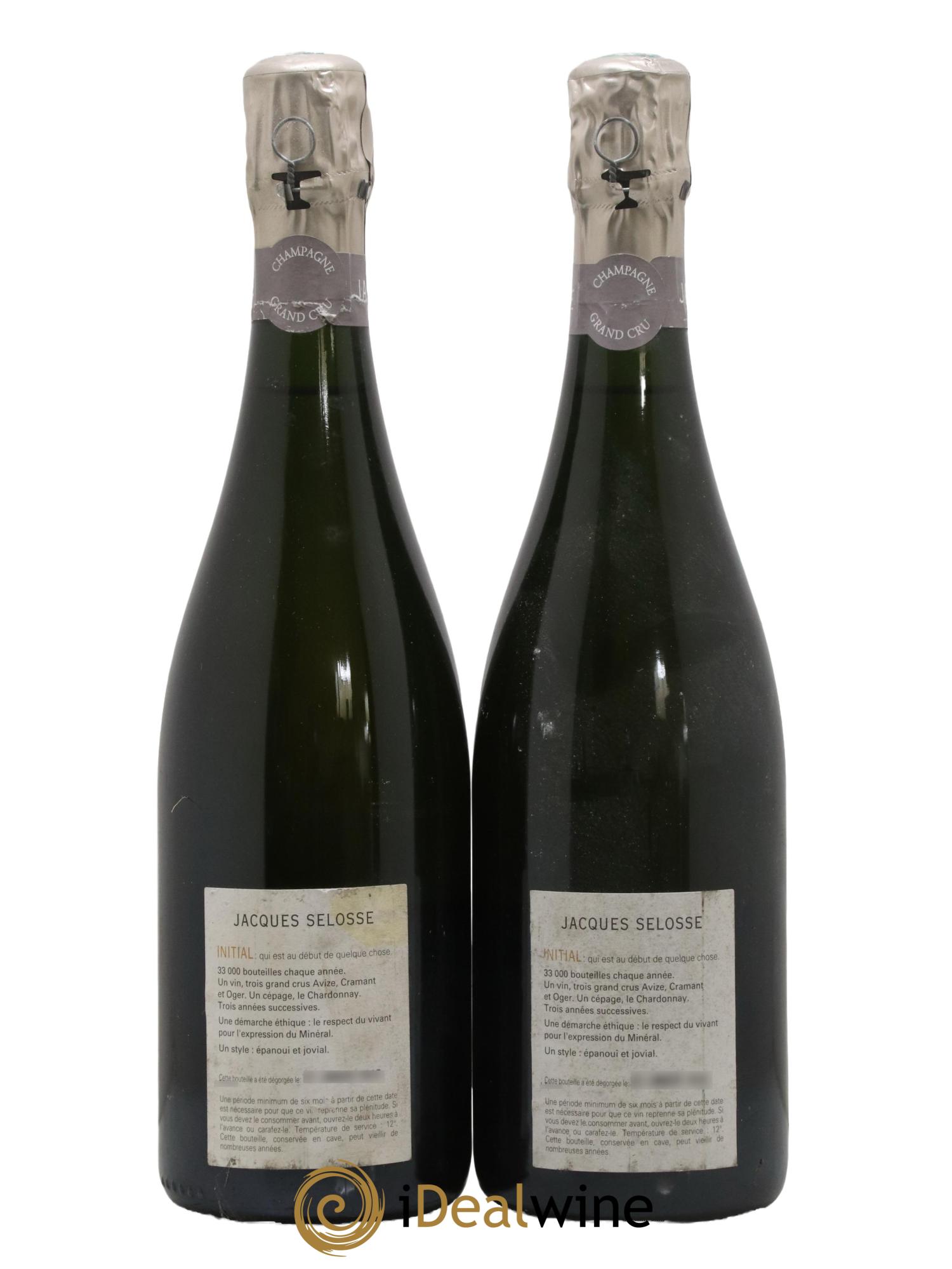Initial Brut Jacques Selosse - Lot de 2 bouteilles - 1