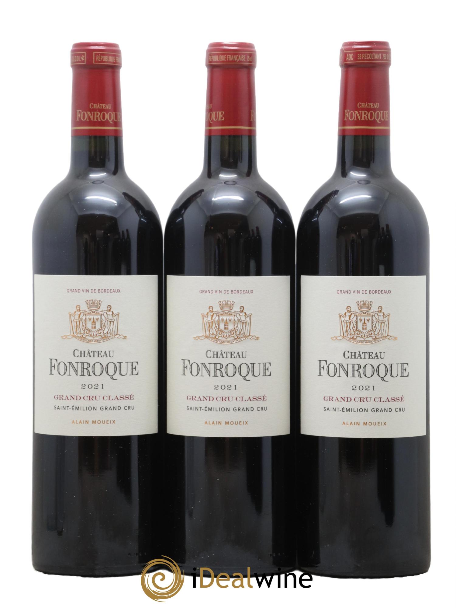 Château Fonroque Grand Cru Classé 2021 - Lot of 6 bottles - 1