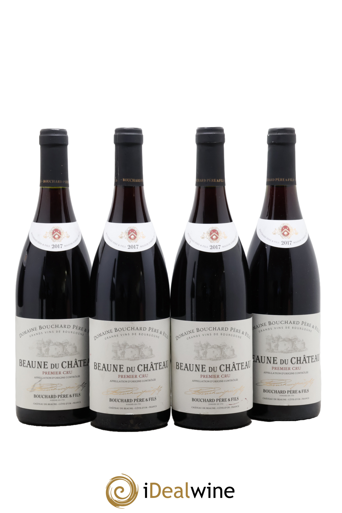 Beaune 1er Cru du Château Bouchard Père & Fils 2017 - Posten von 4 Flaschen - 0