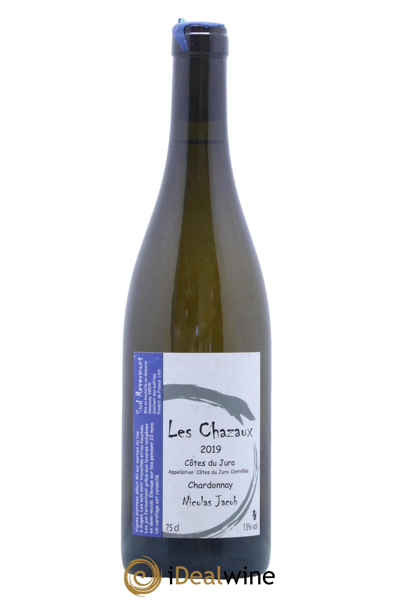 Côtes du Jura Chardonnay Les Chazaux Nicolas Jacob 2019 - Lot de 1 bouteille - 0