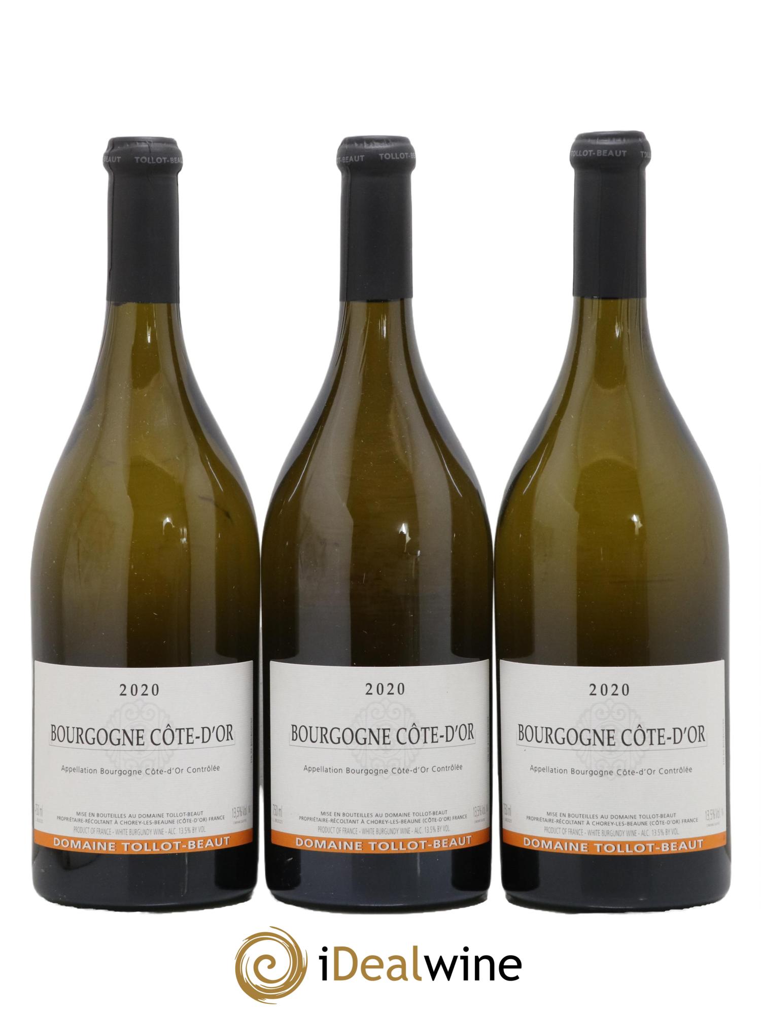 Bourgogne Chardonnay Tollot Beaut (Domaine) 2020 - Lot de 3 bouteilles - 0