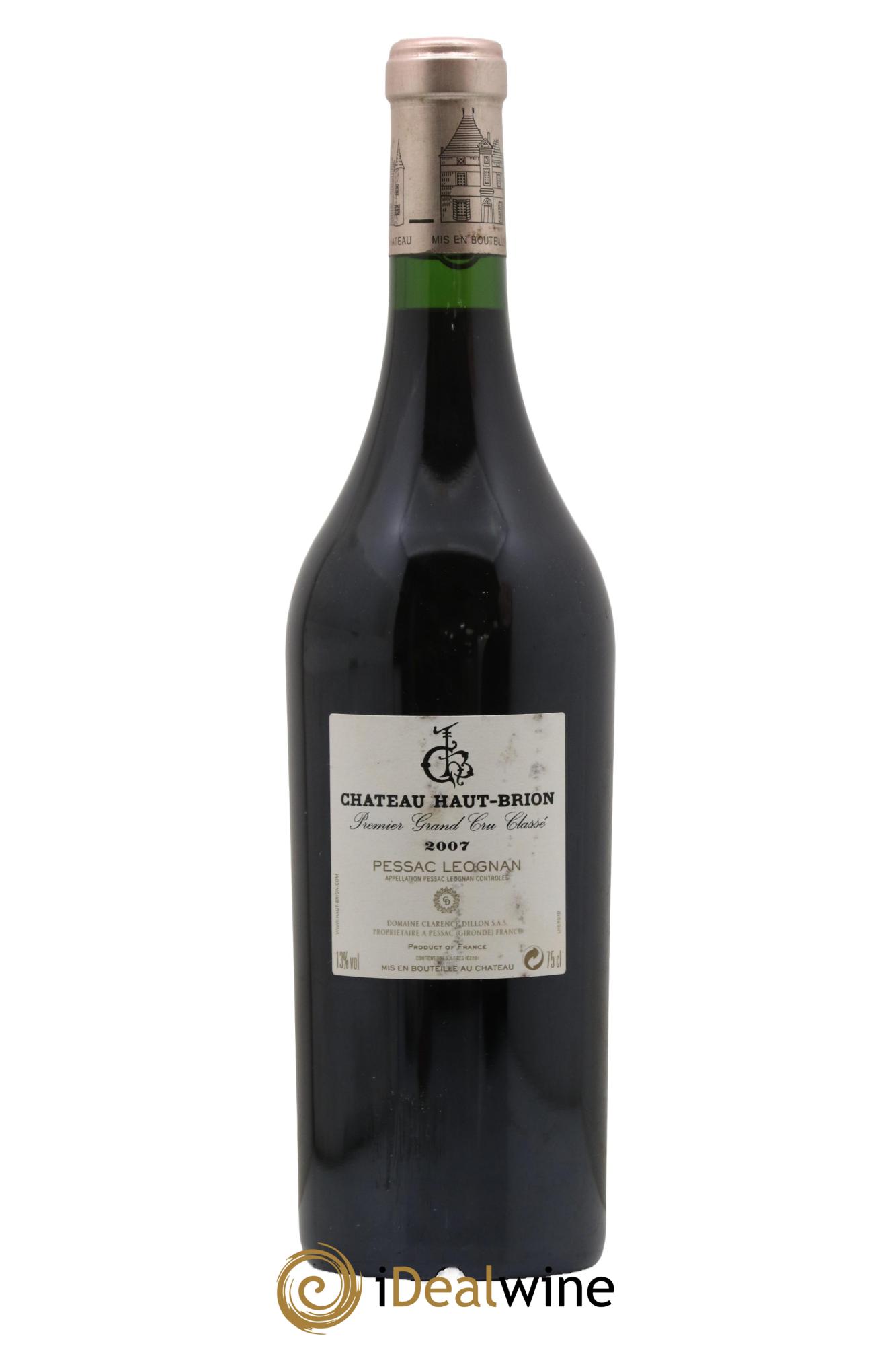 Château Haut Brion 1er Grand Cru Classé 2007 - Lotto di 1 bottiglia - 1