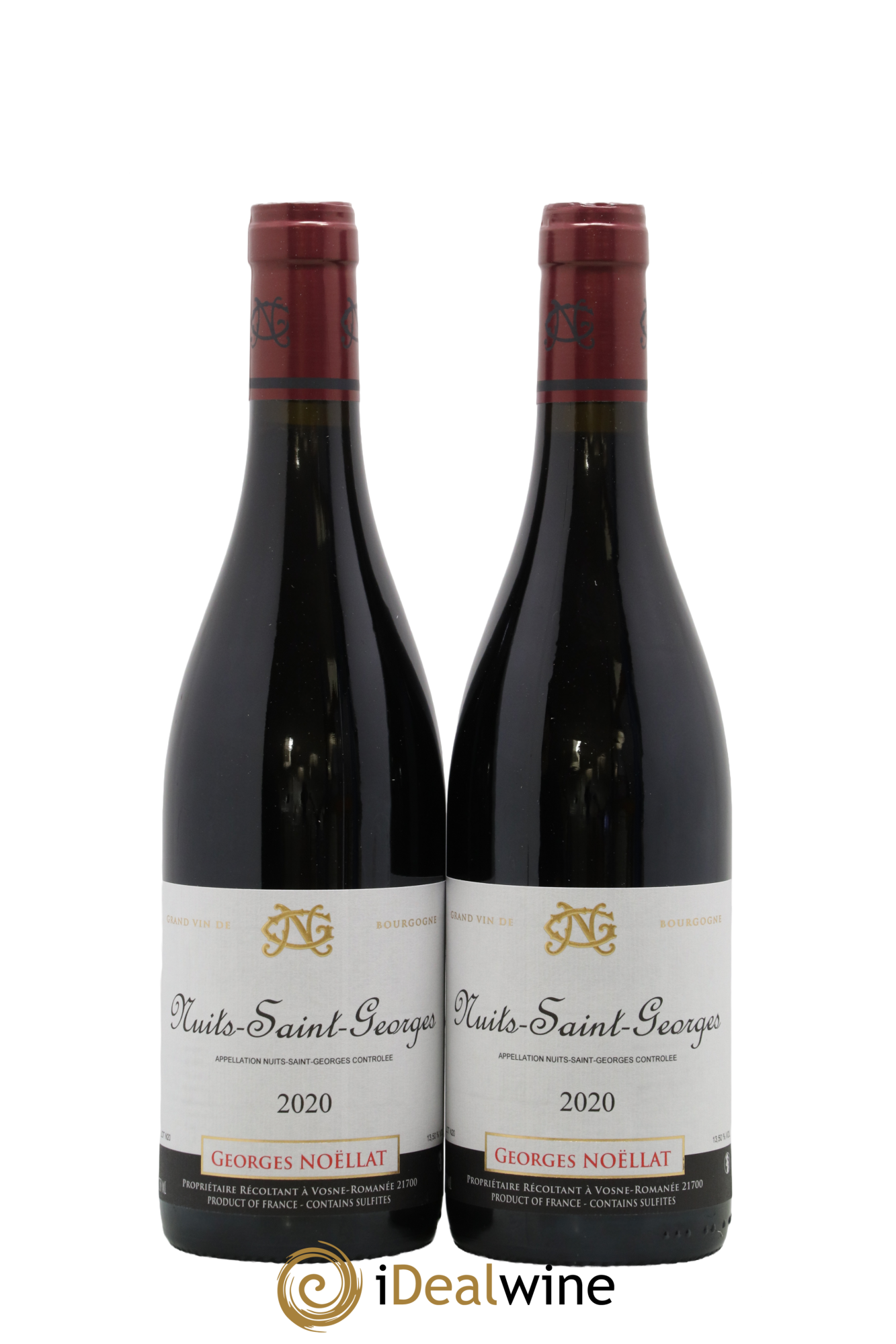 Nuits Saint-Georges Georges Noëllat 2020 - Lot de 2 bouteilles - 0