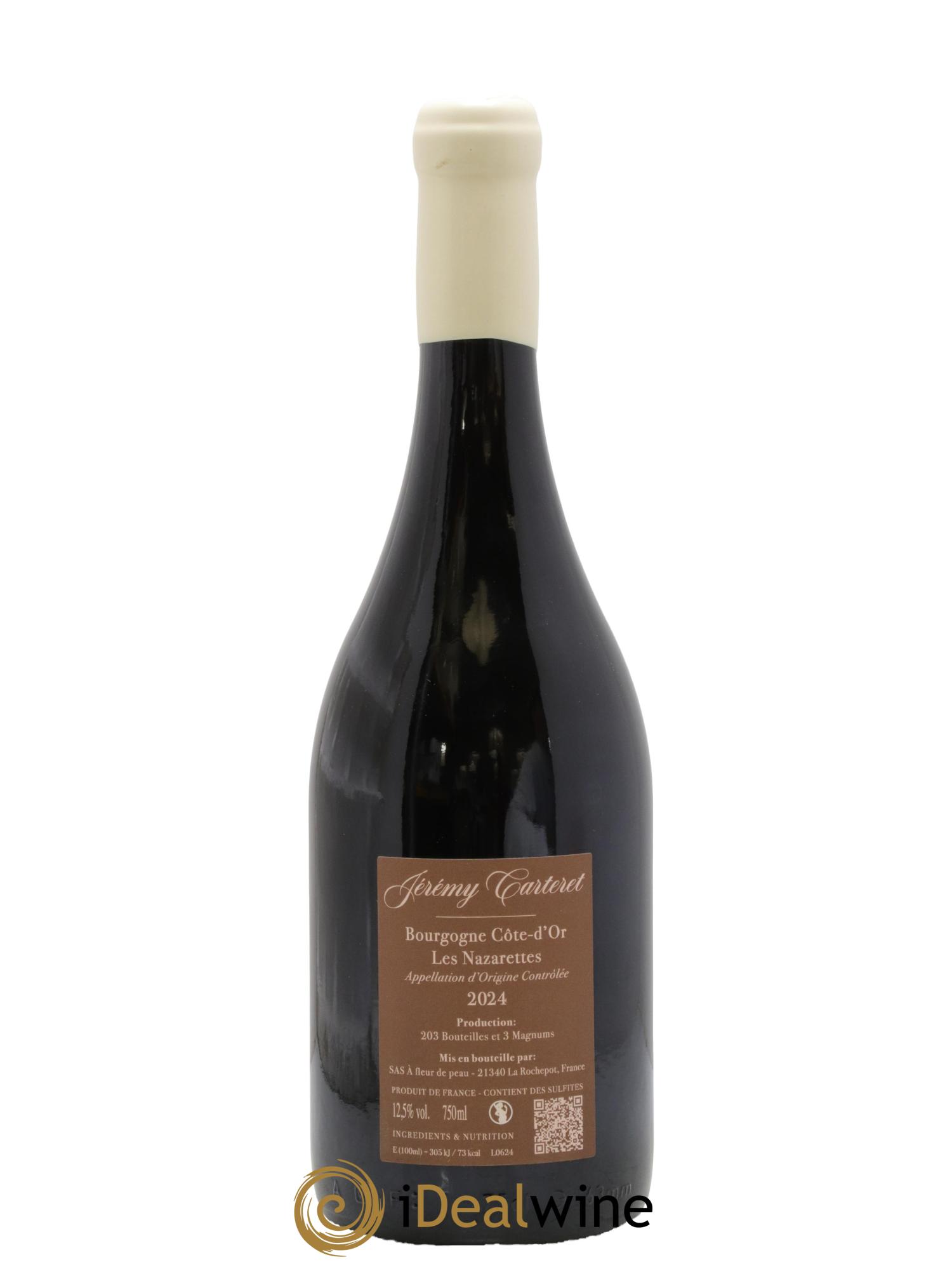 Bourgogne Les Nazarettes Jérémy Carteret 2024 - Lot de 1 bouteille - 1