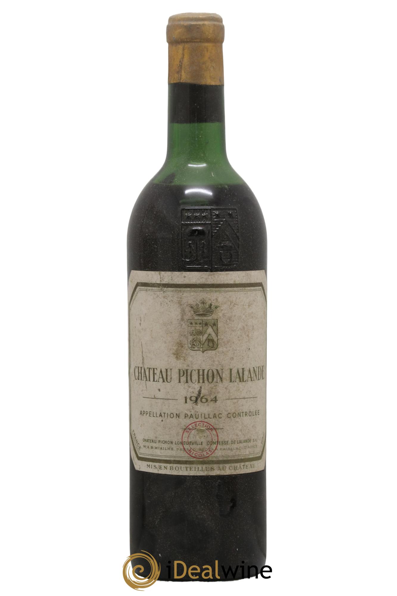 Château Pichon Longueville Comtesse de Lalande 2ème Grand Cru Classé 1964 - Lot of 1 bottle - 0