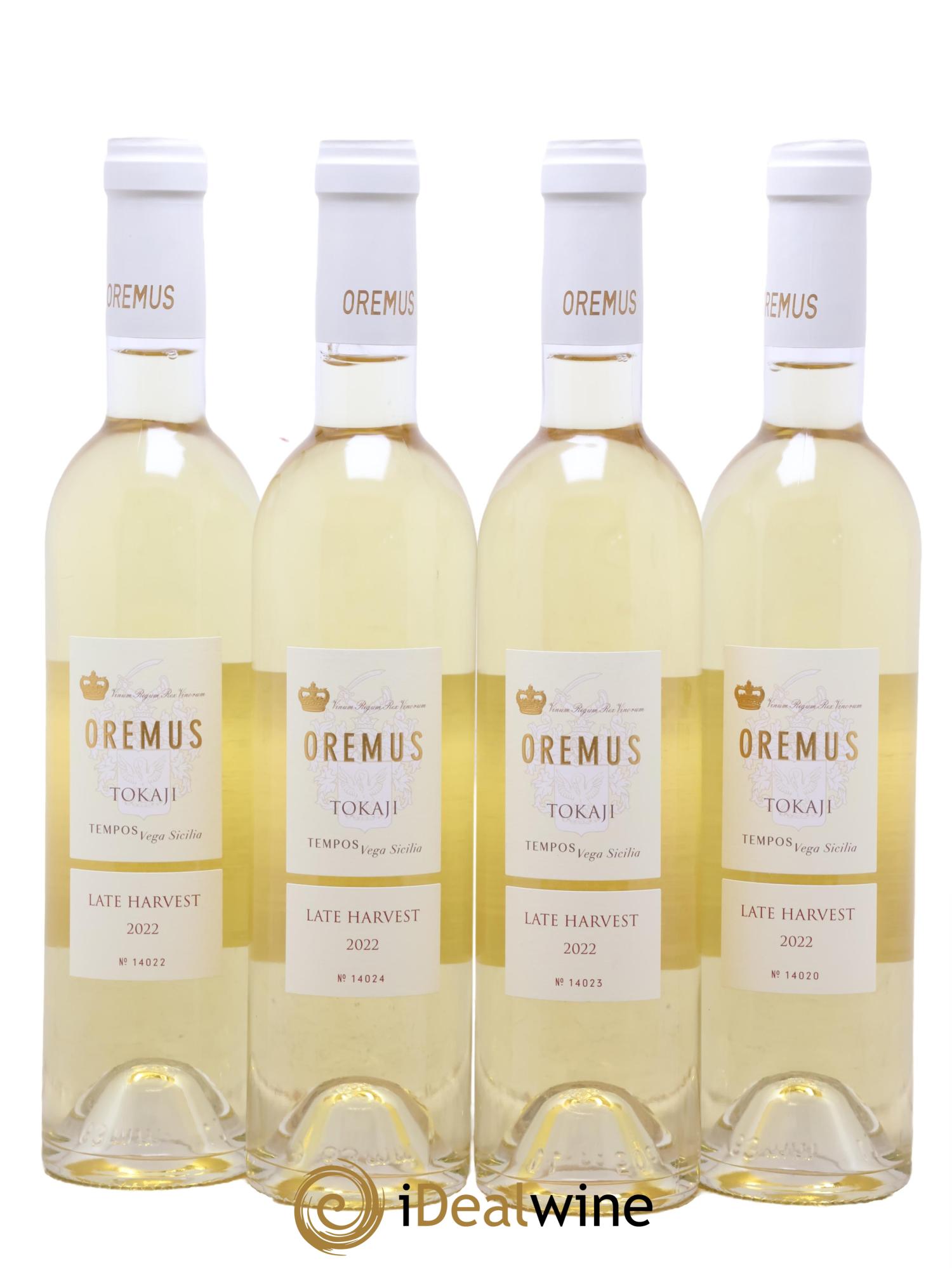 Tokaji Late Harvest Oremus 2022 - Lotto di 4 formati 50cl - 0