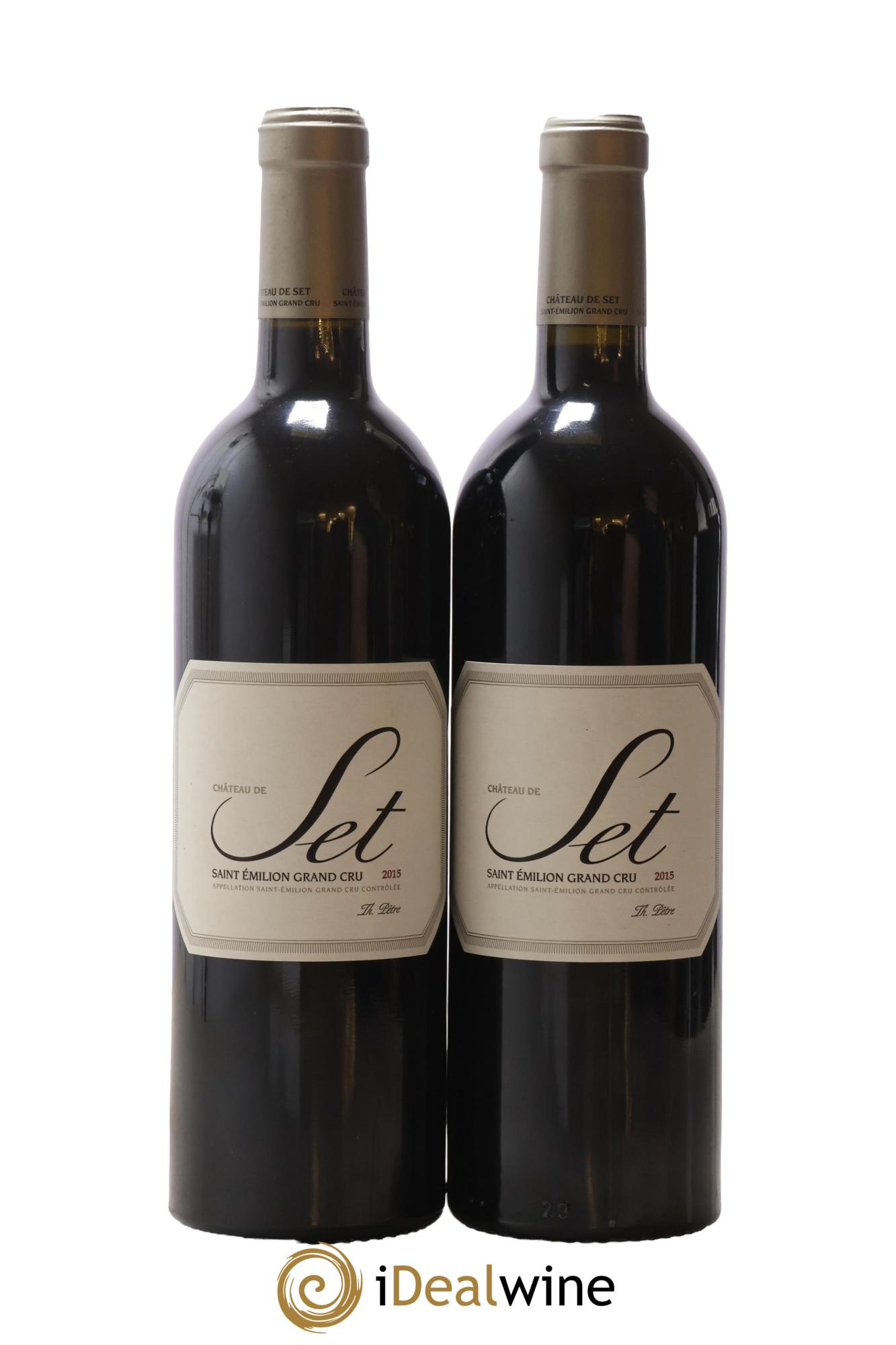 Saint-Émilion Grand Cru Château De Set 2015 - Lot of 2 bottles - 0