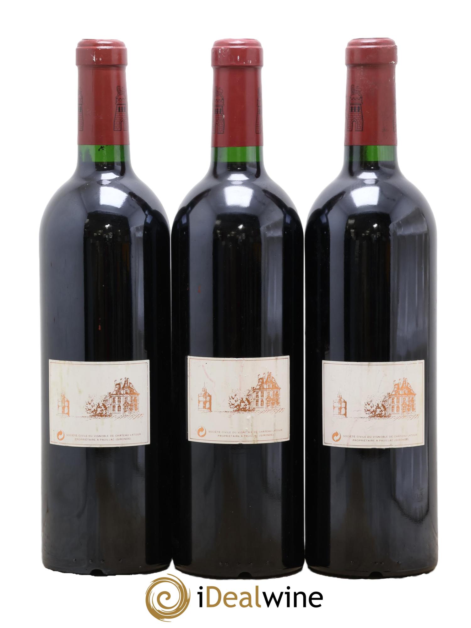 Château Latour 1er Grand Cru Classé 1999 - Lot de 3 bouteilles - 1