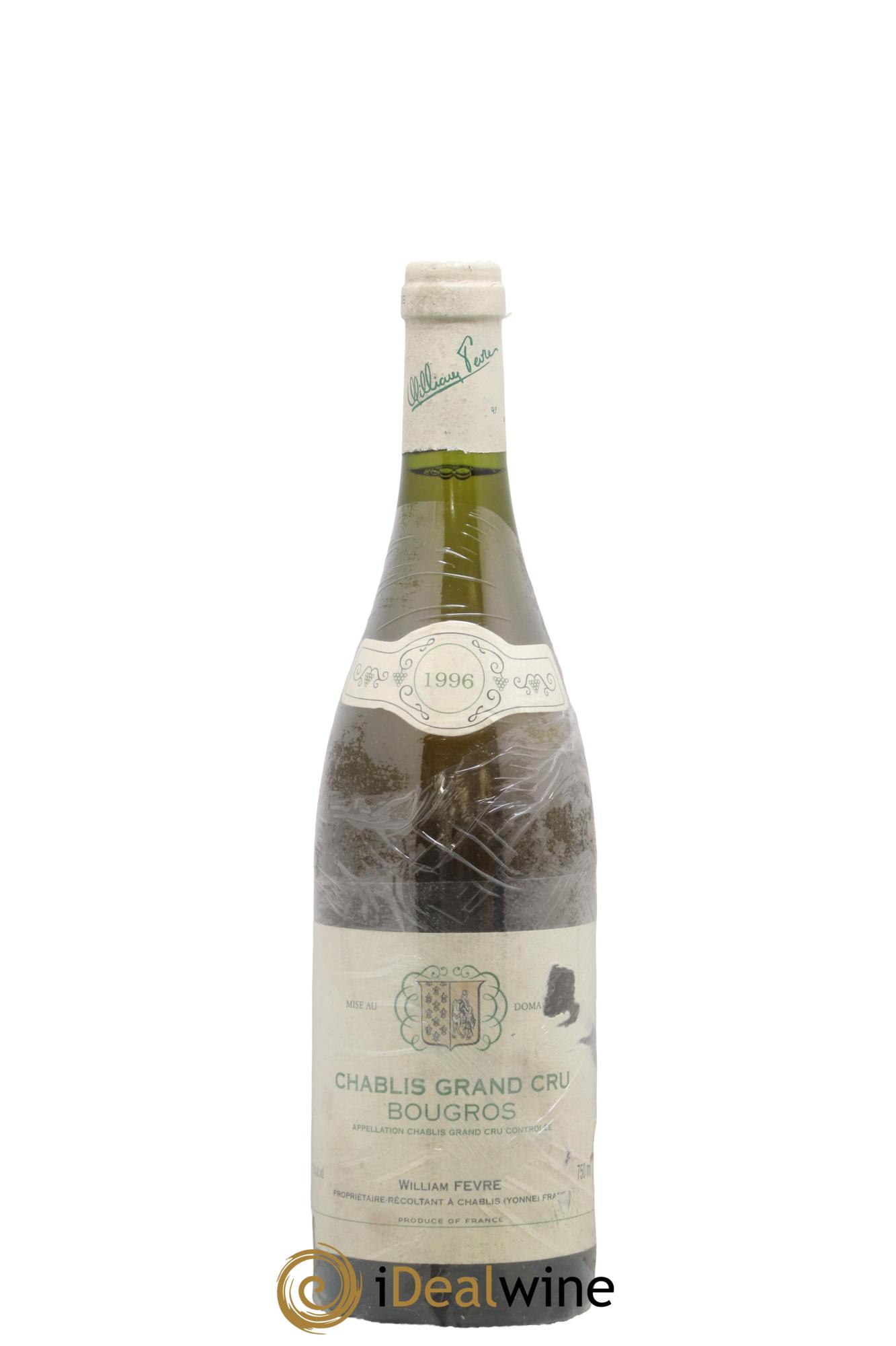 Chablis Grand Cru Bougros William Fèvre 1996 - Lot de 1 bouteille - 0