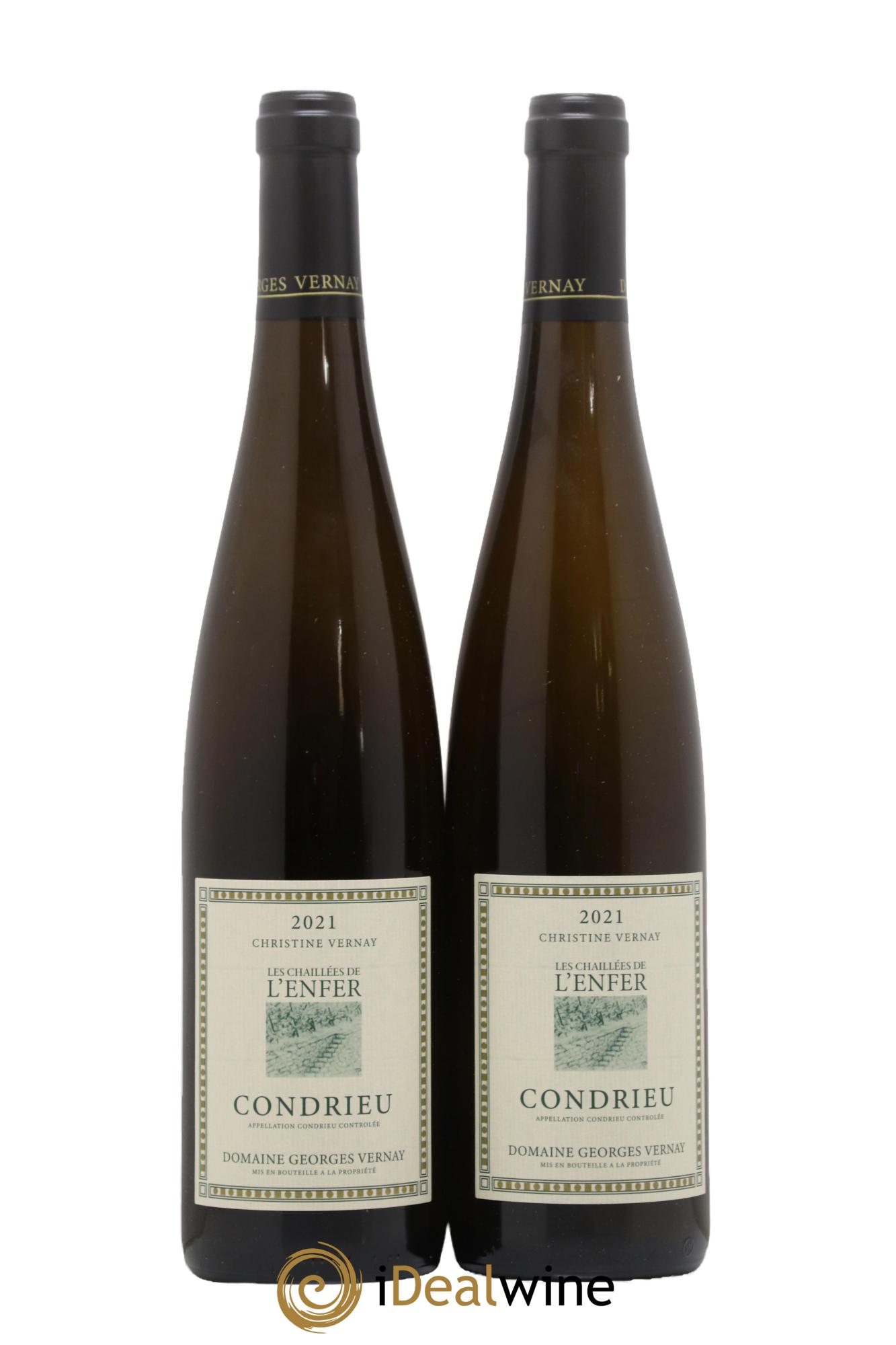 Condrieu Les Chaillées de l'Enfer Georges Vernay 2021 - Lot de 2 bouteilles - 0