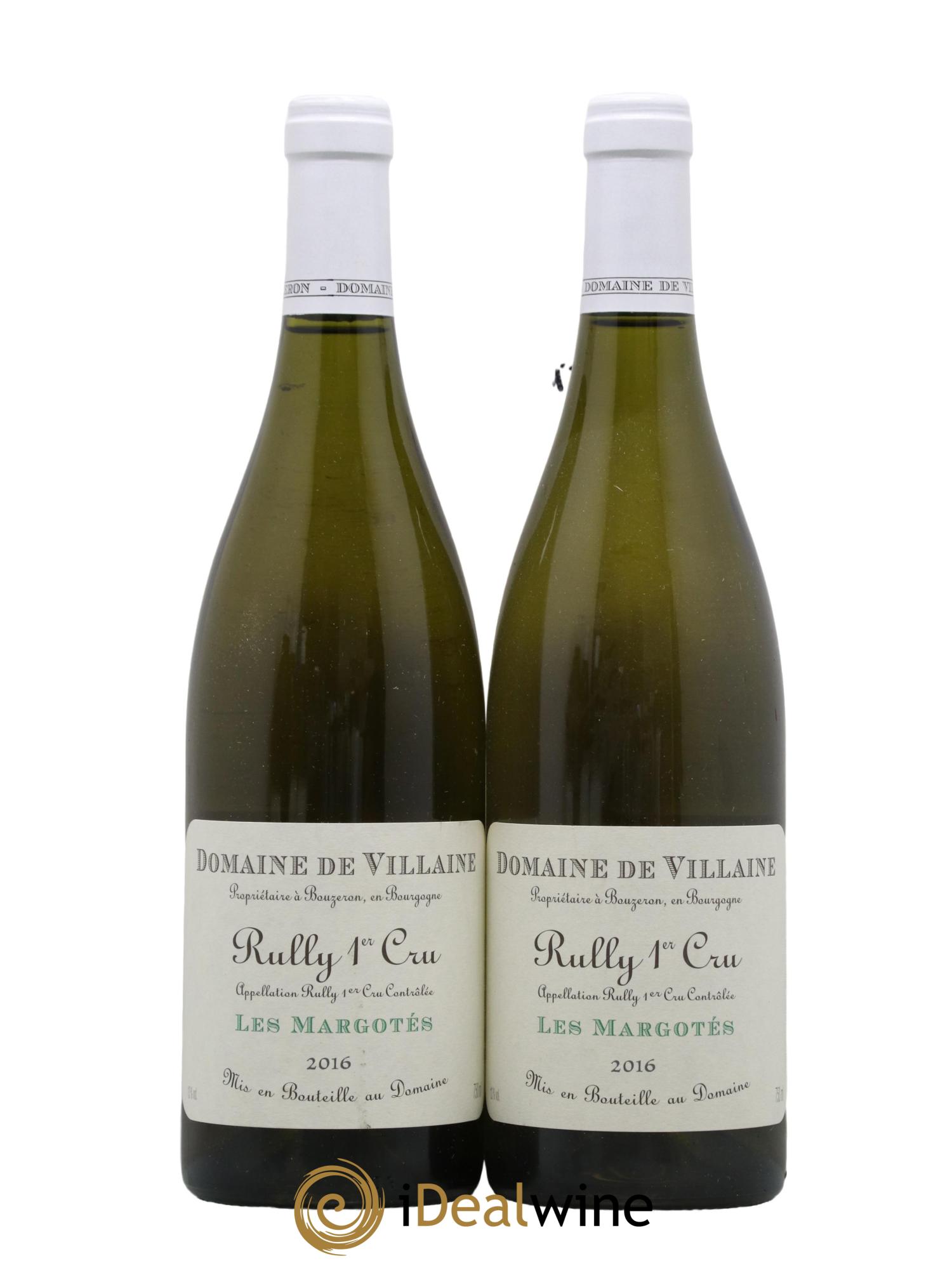 Rully 1er Cru Les Margotés Domaine de Villaine 2016 - Lot de 2 bouteilles - 0