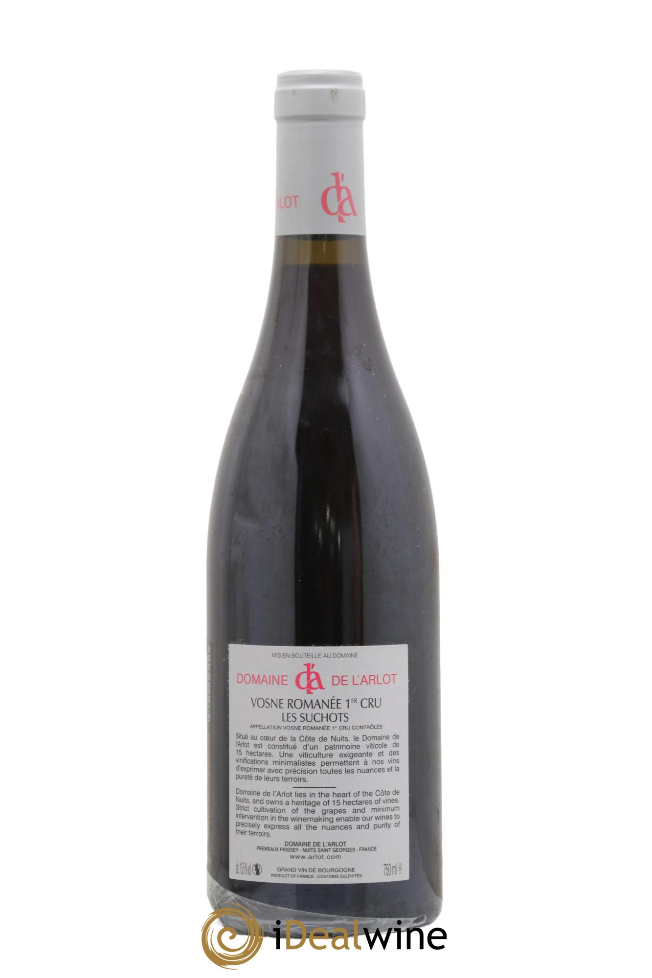 Vosne-Romanée 1er Cru Les Suchots Domaine de l'Arlot 2017 - Lot de 1 bouteille - 1