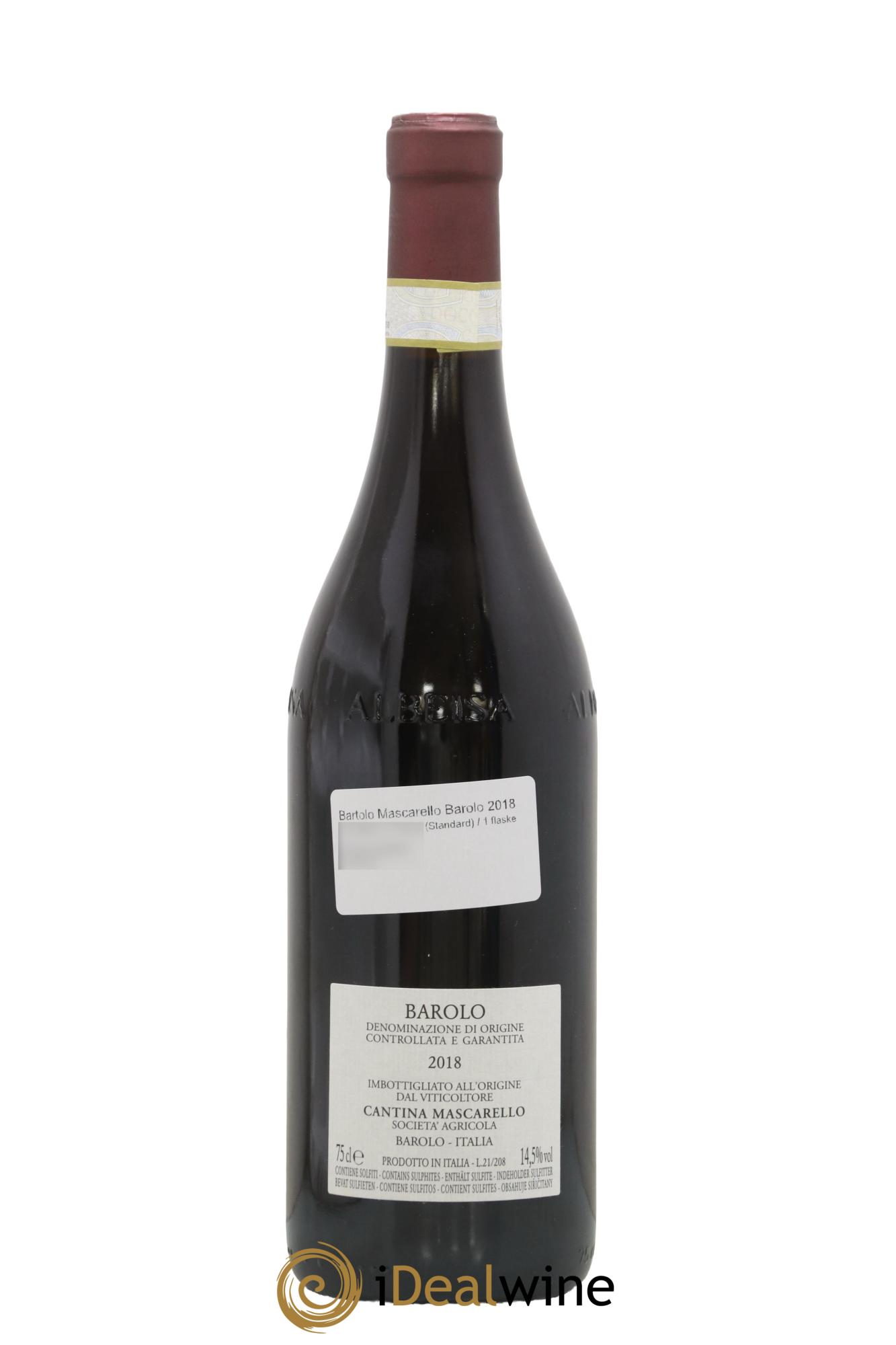 Barolo DOCG Bartolo Mascarello 2018 - Lot of 1 bottle - 1