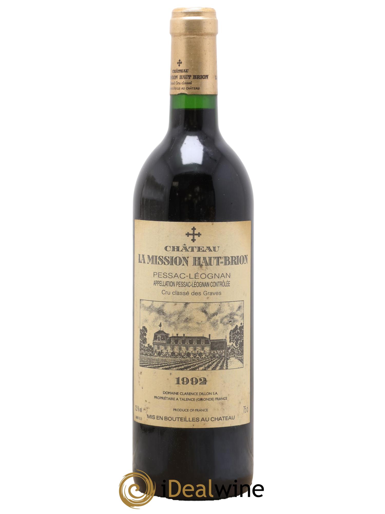 Château la Mission Haut-Brion Cru Classé de Graves 1992 - Lot of 1 bottle - 0