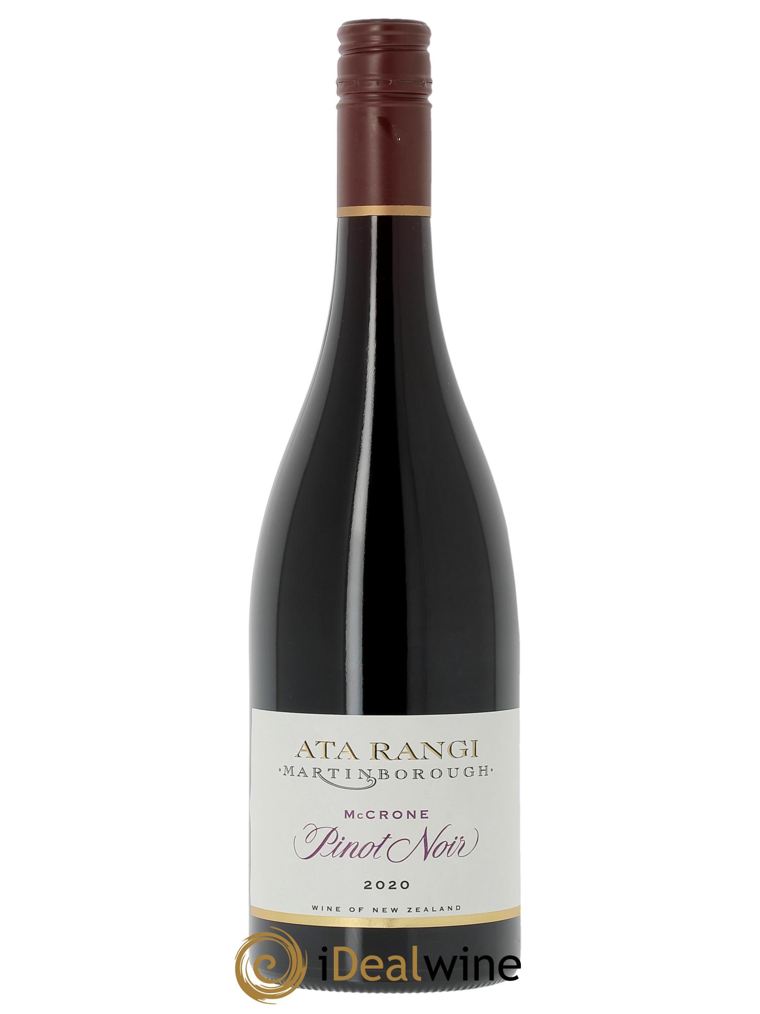Martinborough Ata Rangi Mc Crone Vineyard Pinot Noir  2020 - Lot de 1 bouteille - 0