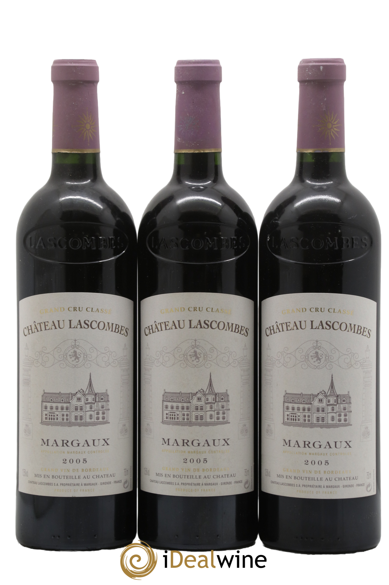 Château Lascombes 2ème Grand Cru Classé 2005 - Lot of 3 bottles - 0