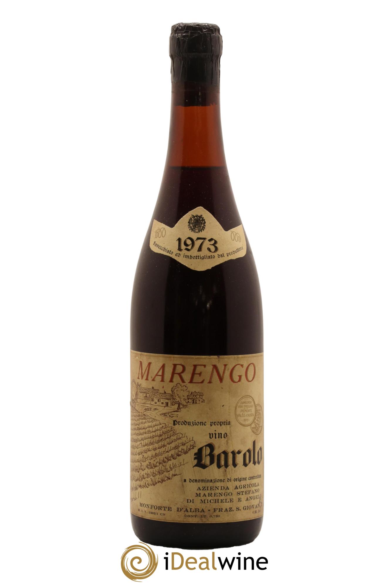 Barolo Stefano Marengo 1973 - Lot de 1 bouteille - 0