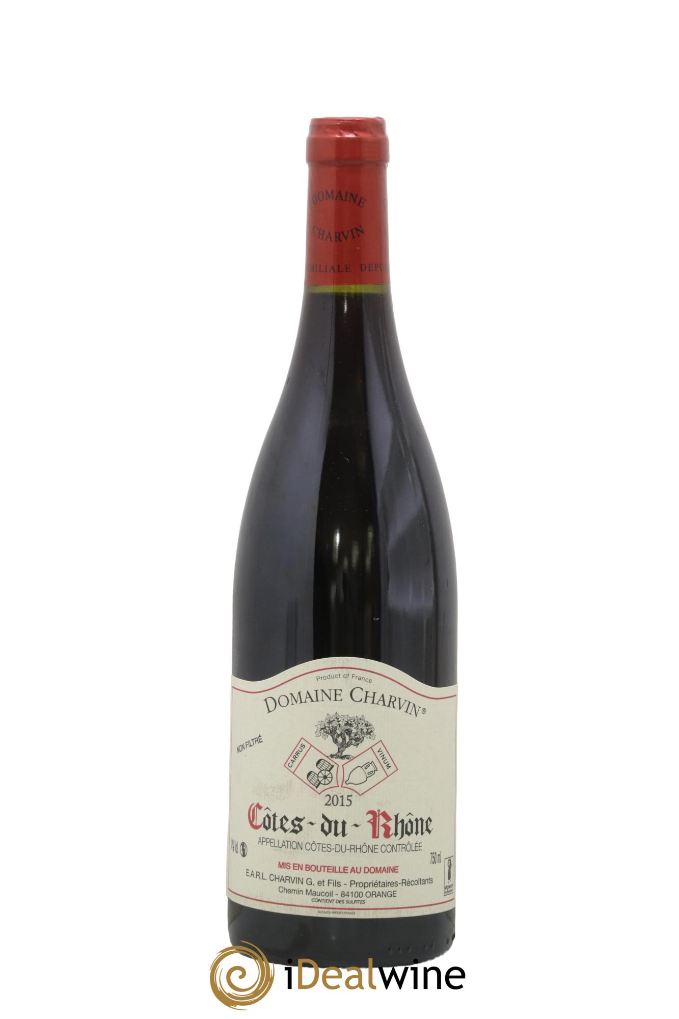 Côtes-du-Rhône Charvin (Domaine) 2015 - Posten von 1 Flasche - 0