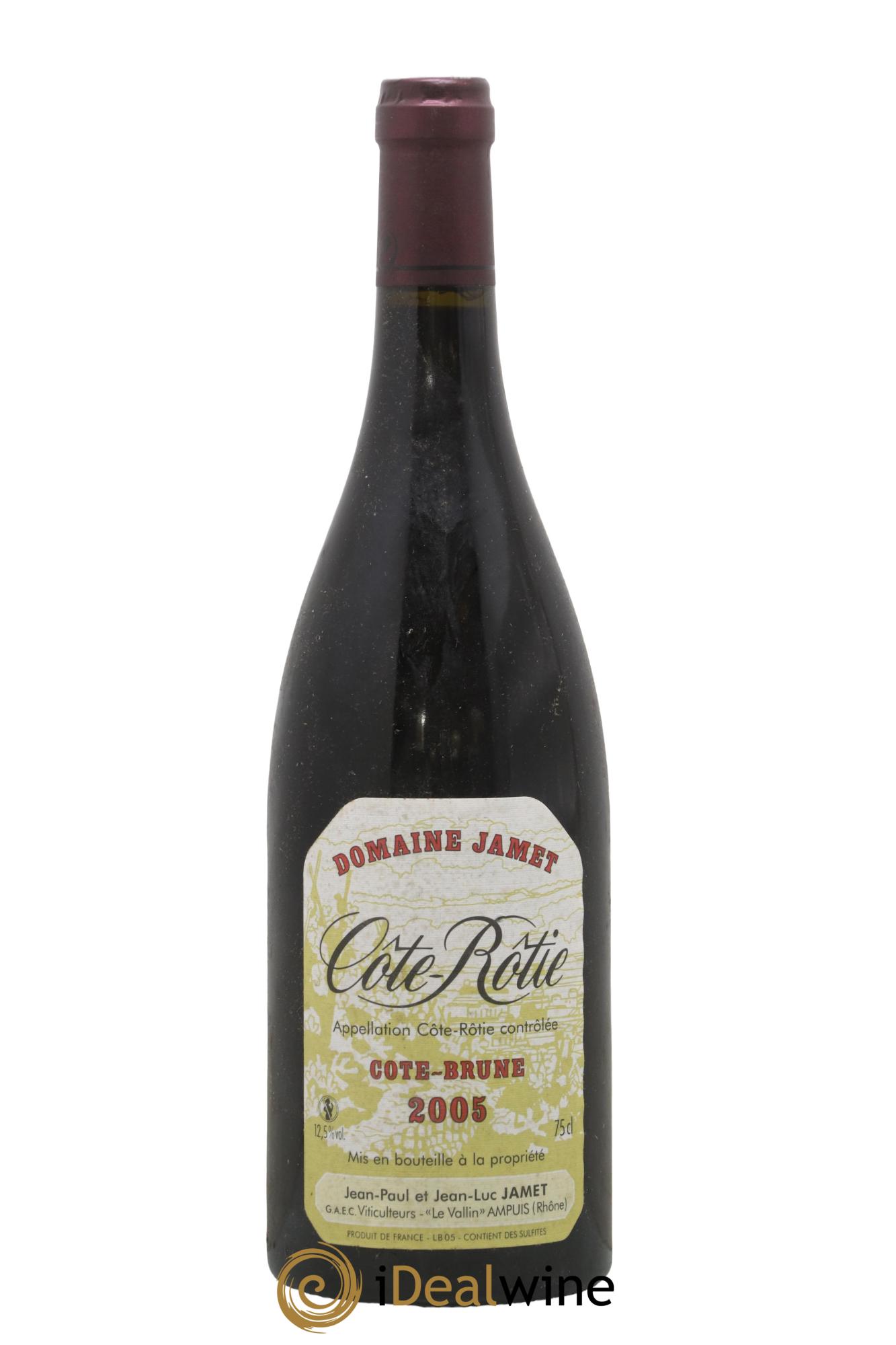 Côte-Rôtie Côte Brune Jamet (Domaine) 2005 - Lot of 1 bottle - 0