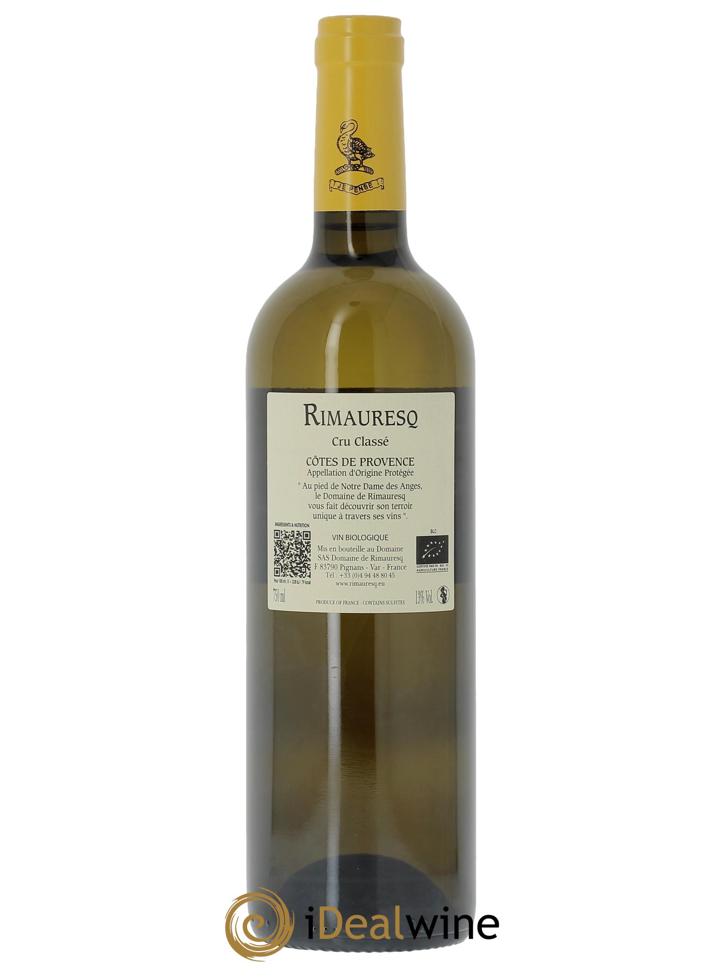 Côtes de Provence Rimauresq Classique de Rimauresq  2024 - Lot de 1 bouteille - 1