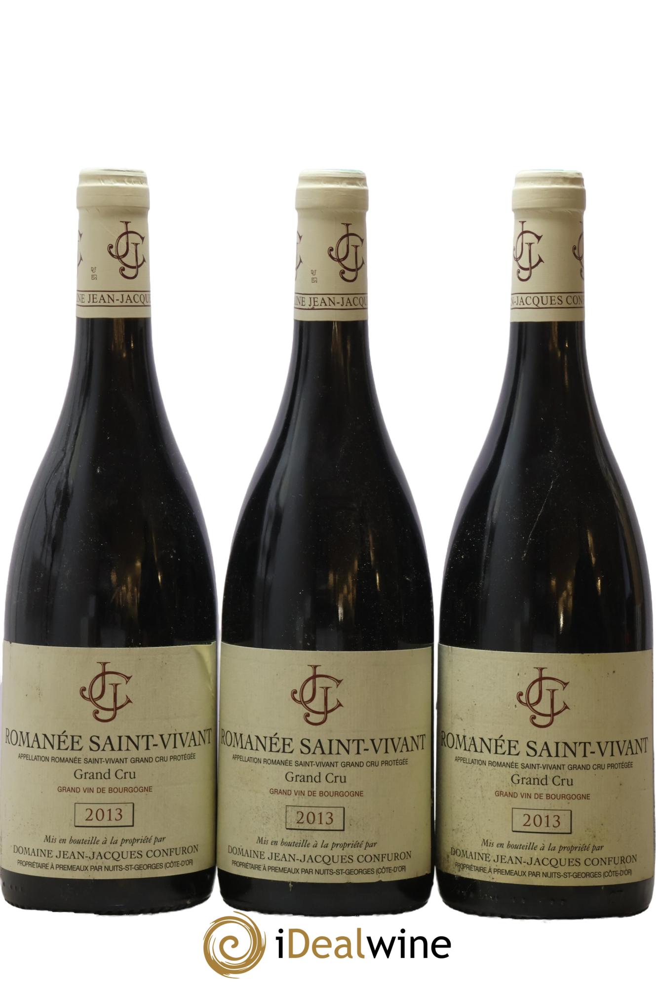 Romanée-Saint-Vivant Grand Cru Jean-Jacques Confuron 2013 - Lot de 3 bouteilles - 0
