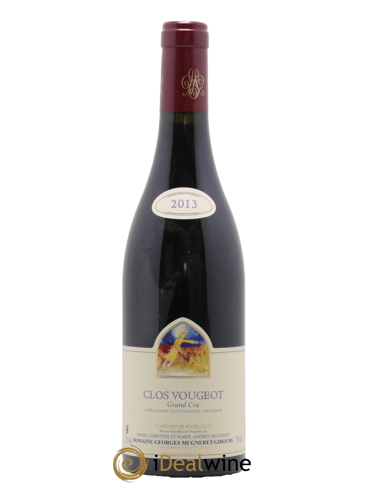Clos de Vougeot Grand Cru Georges Mugneret-Gibourg (Domaine) 2013 - Lot de 1 bouteille - 0