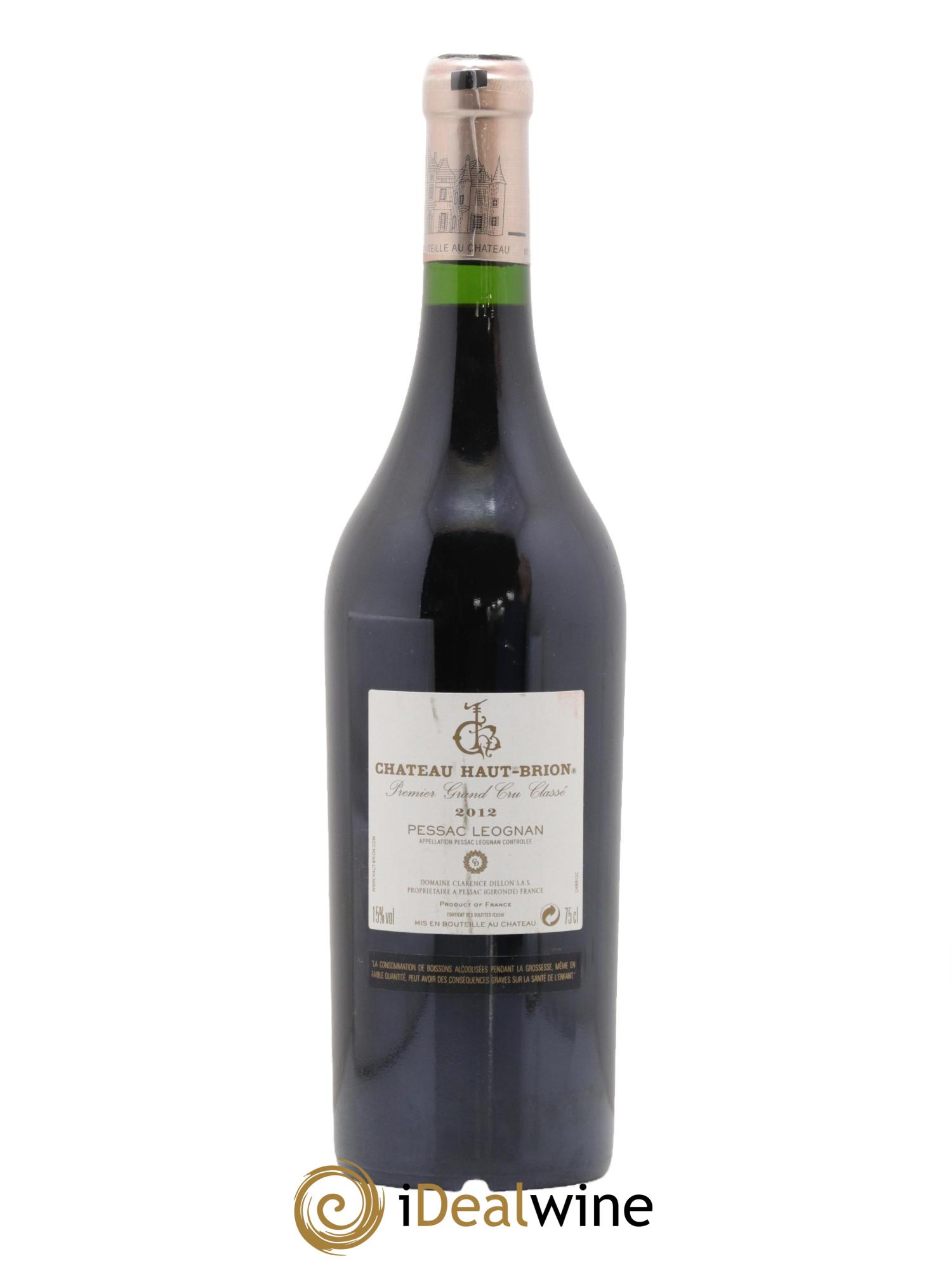 Château Haut Brion 1er Grand Cru Classé 2012 - Lotto di 1 bottiglia - 1